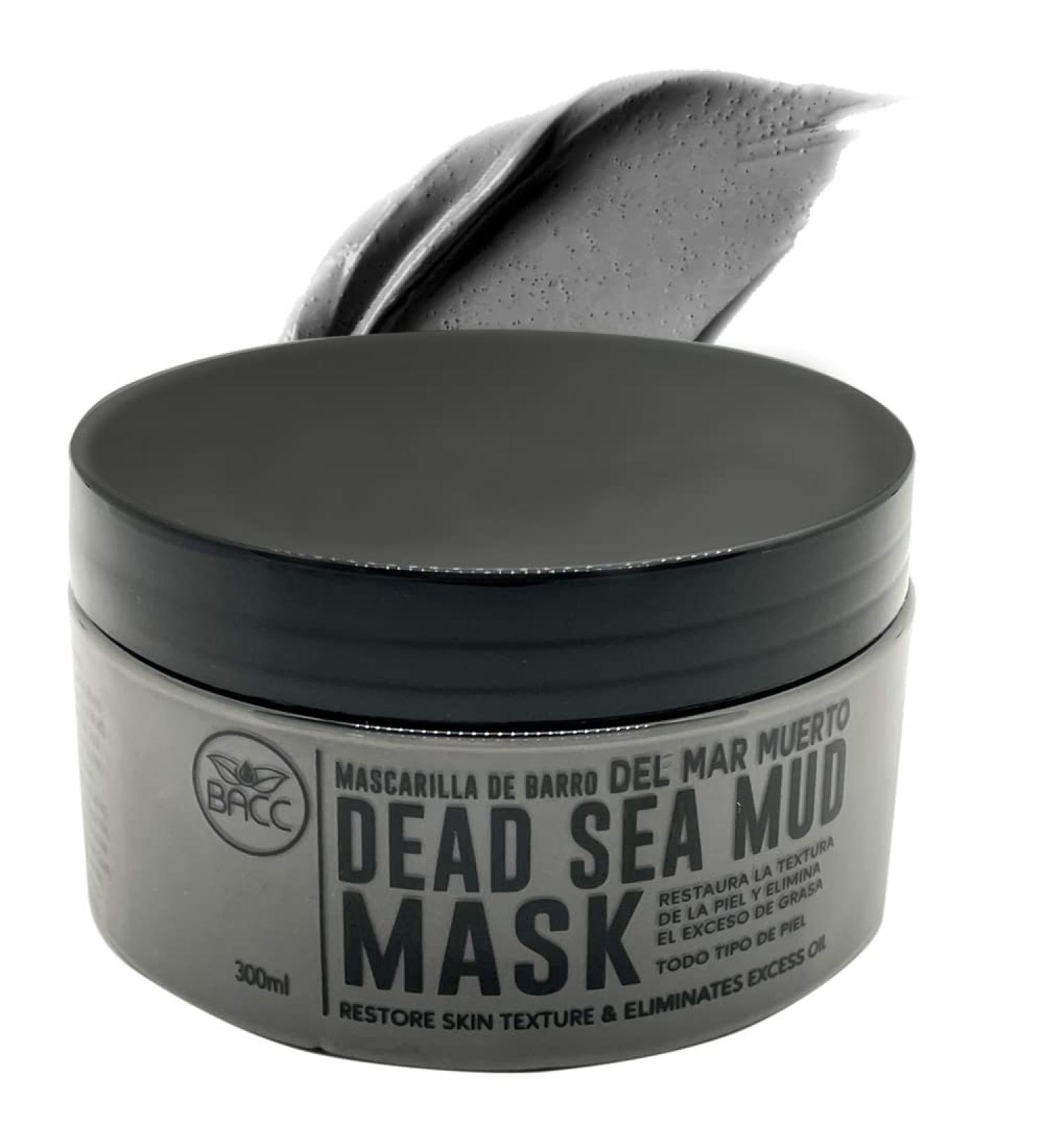 BACC Dead Sea Mud Mask for Face and Body - Acne Treatment, Blackhead and Whitehead Remover, Anti-Aging, Face Lifting, Excess Oil Control - 10.1 Fl Oz - Buy Online on GoSupps.com