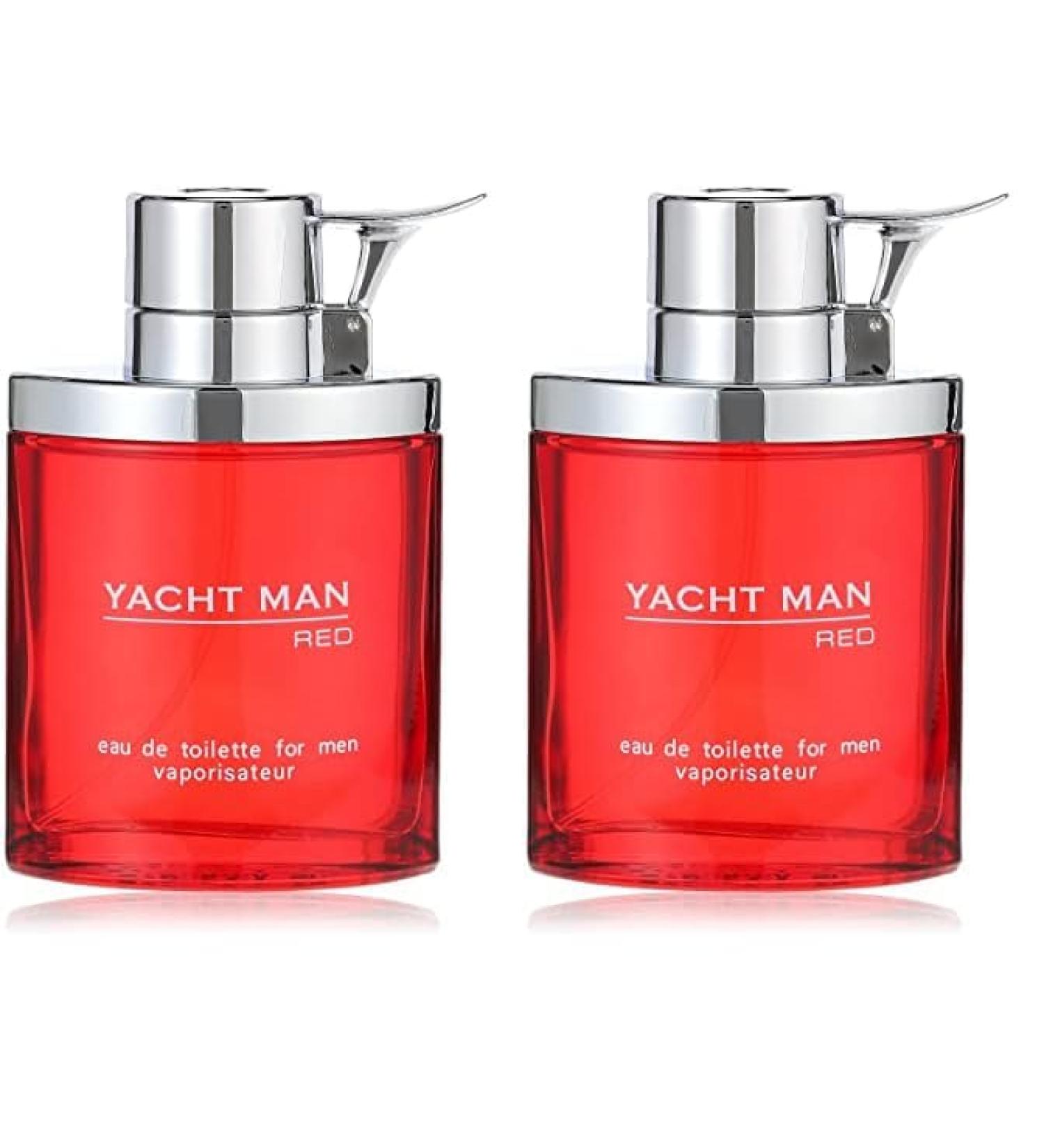 Myrurgia Yacht Man Red Eau De Toilette Spray for Men 3.40 Ounce (Pack of 2) red 3.4 Fl Oz (Pack of 2) - Buy Online on GoSupps.com