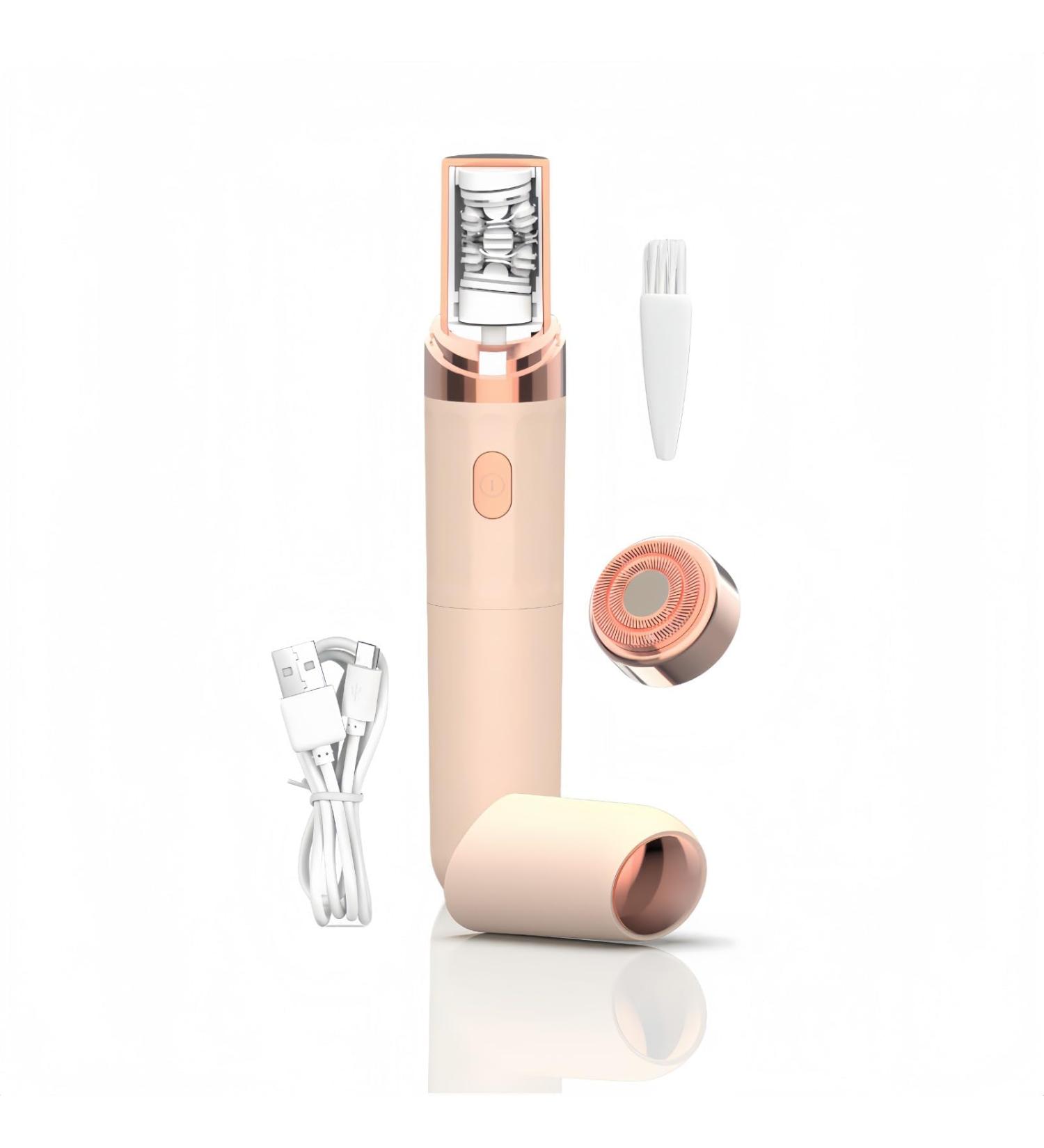 EpilSmooth pilateur Visage Xandora - pilateur Visage Femme Doux Et Pr cision pilation Sans Douleur Lumi re LED (Beige) - Buy Online on GoSupps.com
