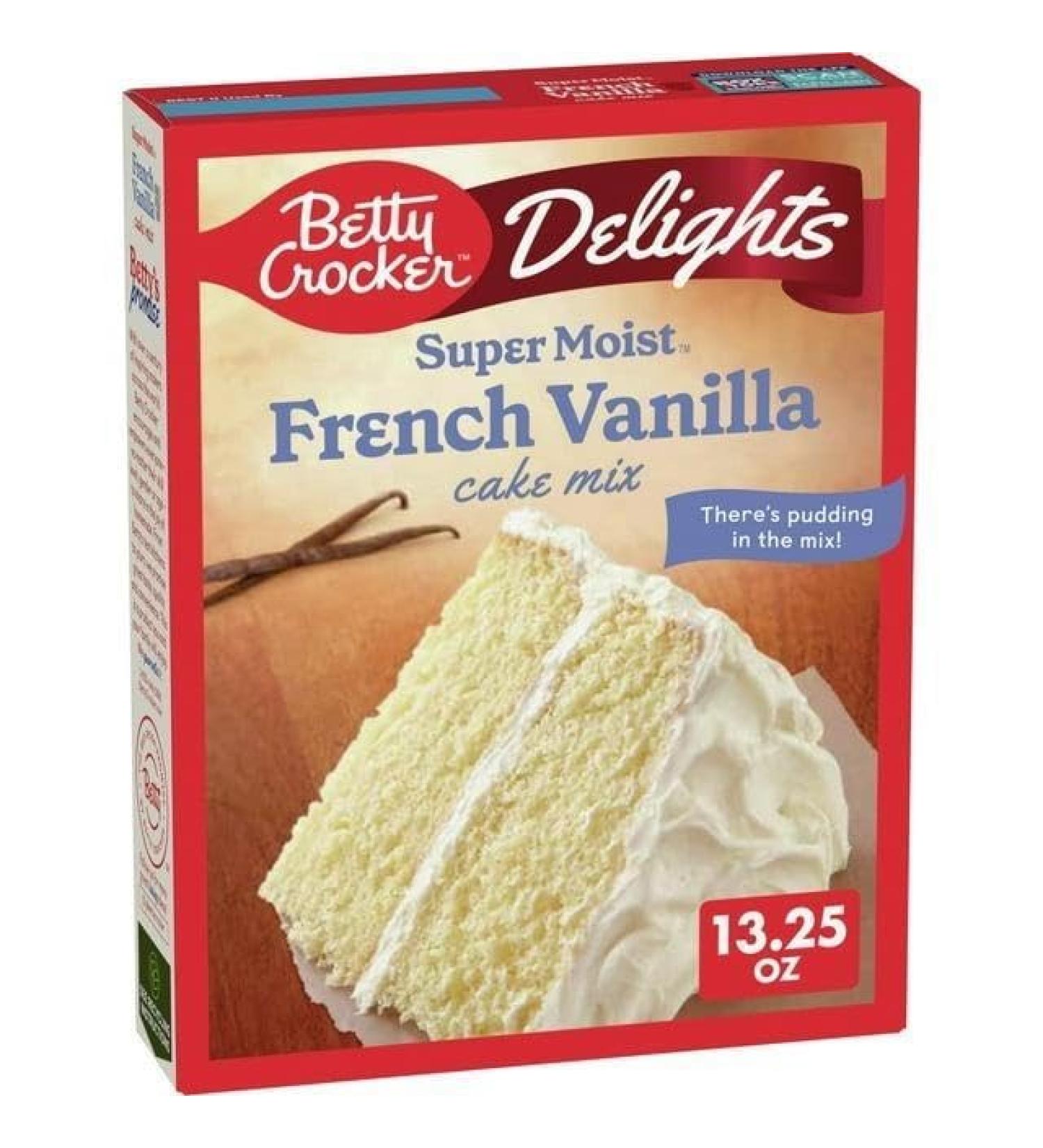 Betty Crocker Party Rainbow & Vanilla Cake Mix 376g (13.25oz) - Variety Pack