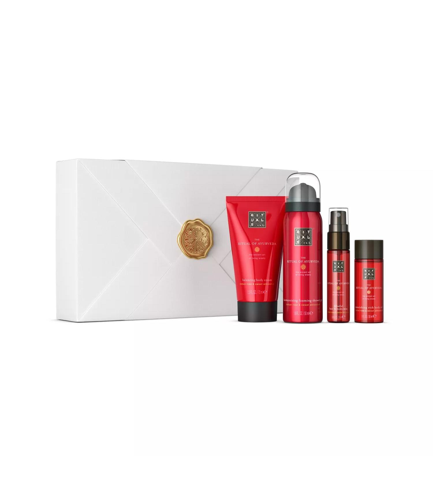 Rituals Gift Set for Women | The Ritual of Ayurveda - Soothing Indian Rose & Almond Oil | Perfect Small Gift Set - Buy Online on GoSupps.com