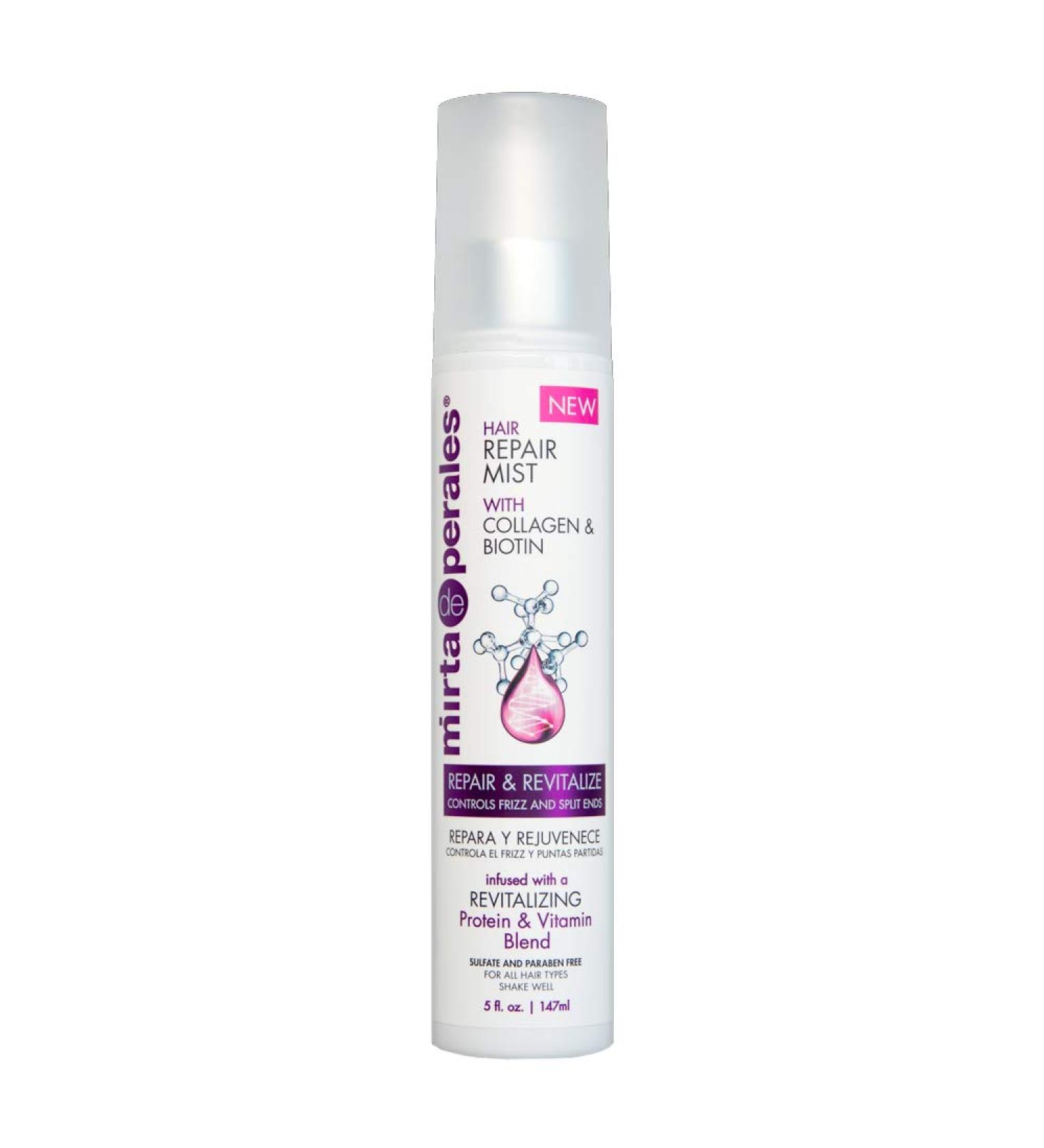 Mirta de Perales Hair Repair Mist with Collagen & Biotin 5 fl oz - Strengthen and Nourish Your Hair - Buy Online on GoSupps.com