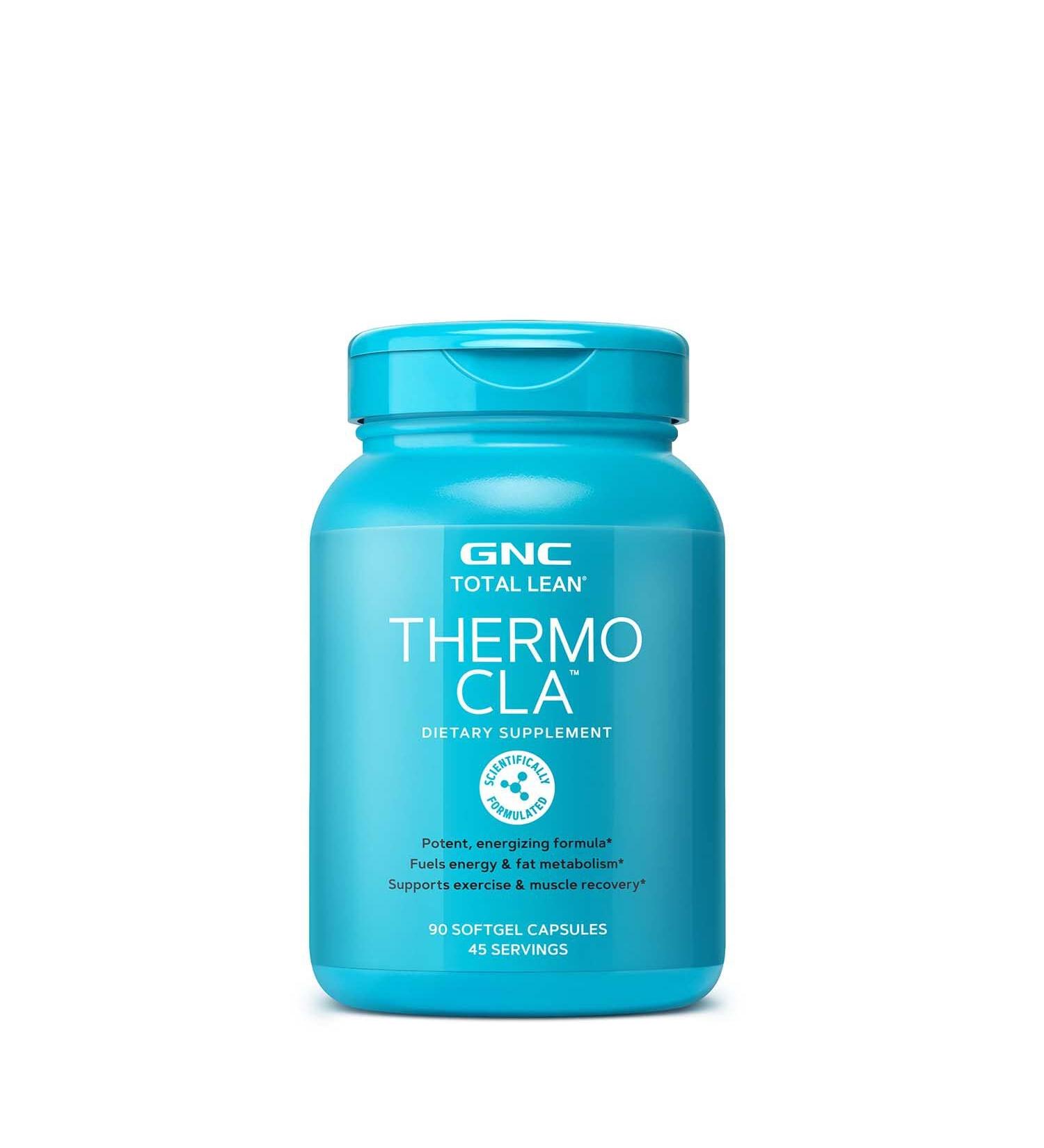 GNC Total Lean Thermo CLA - Energy Boost & Fat Metabolism Support | 90 Softgel Capsules - Buy Online on GoSupps.com