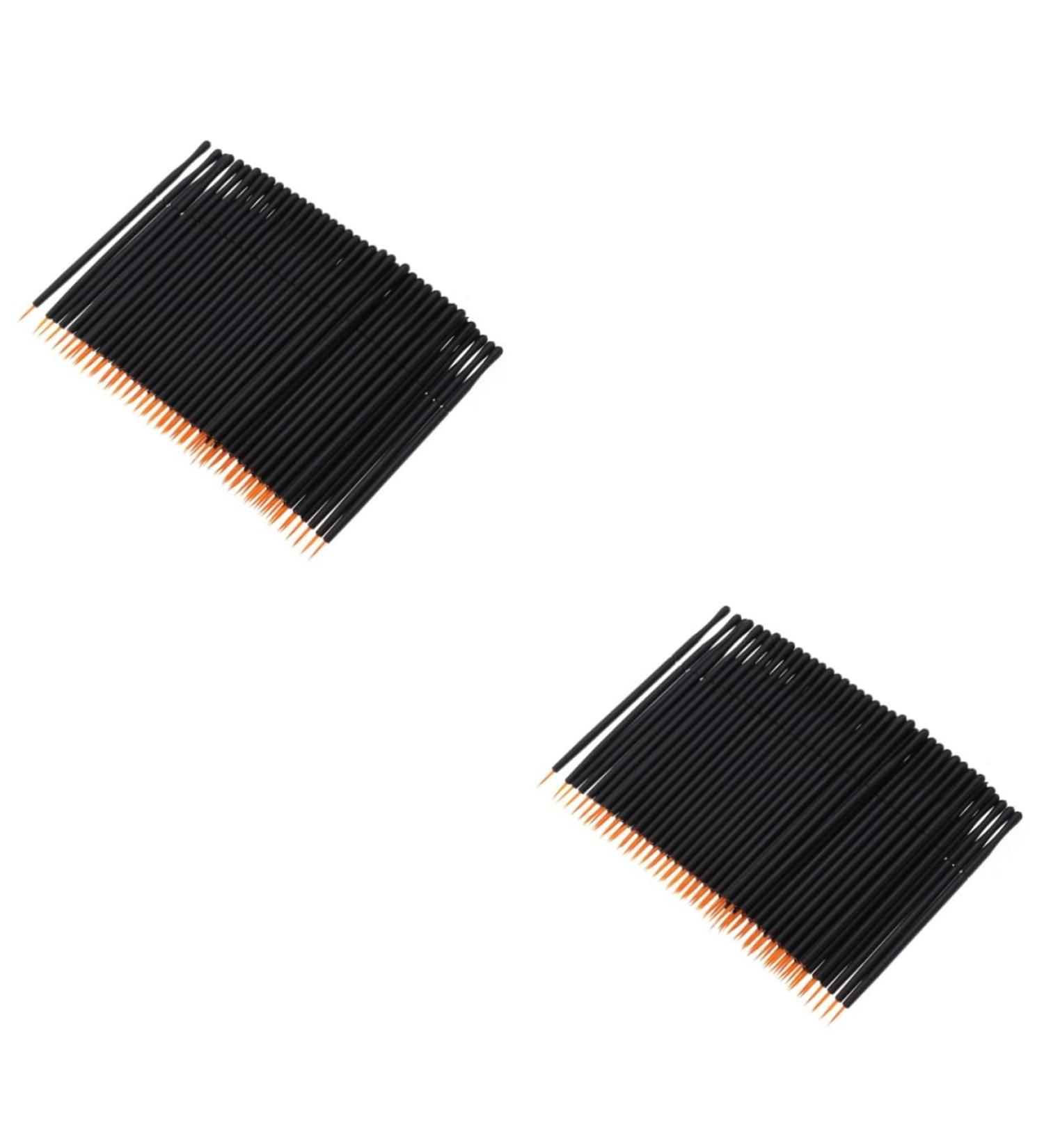 Beavorty 200 Pcs Eyeliner Wand Applicator Makeup Tools Makeup Brush Disposable mediumx2pcs Blackx2pcs - Buy Online on GoSupps.com