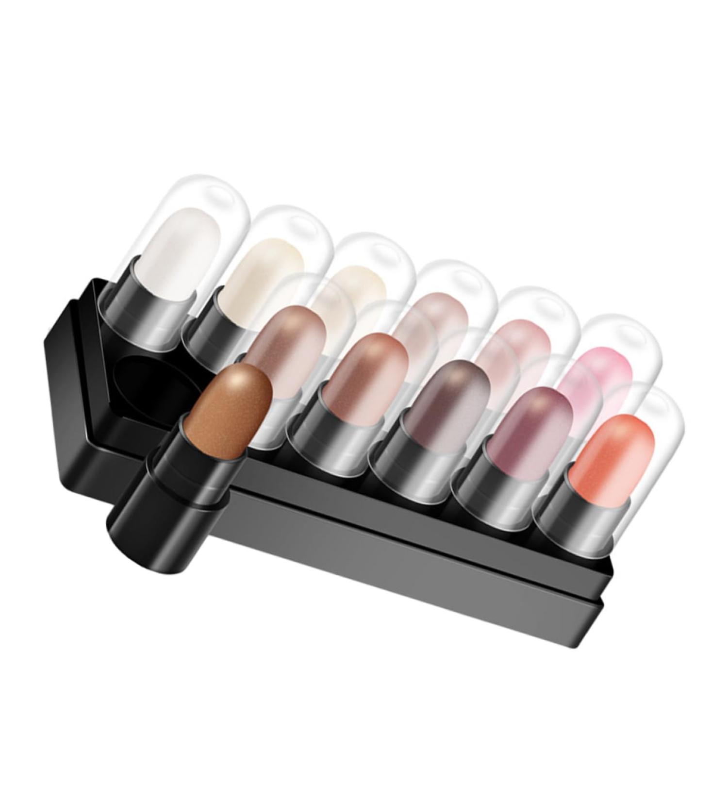 VINTORKY 12pcs 12 Shadow Box Eyeshadow Make up Kit Makeup Stick Eye Brightener Stick Plastic - Buy Online on GoSupps.com