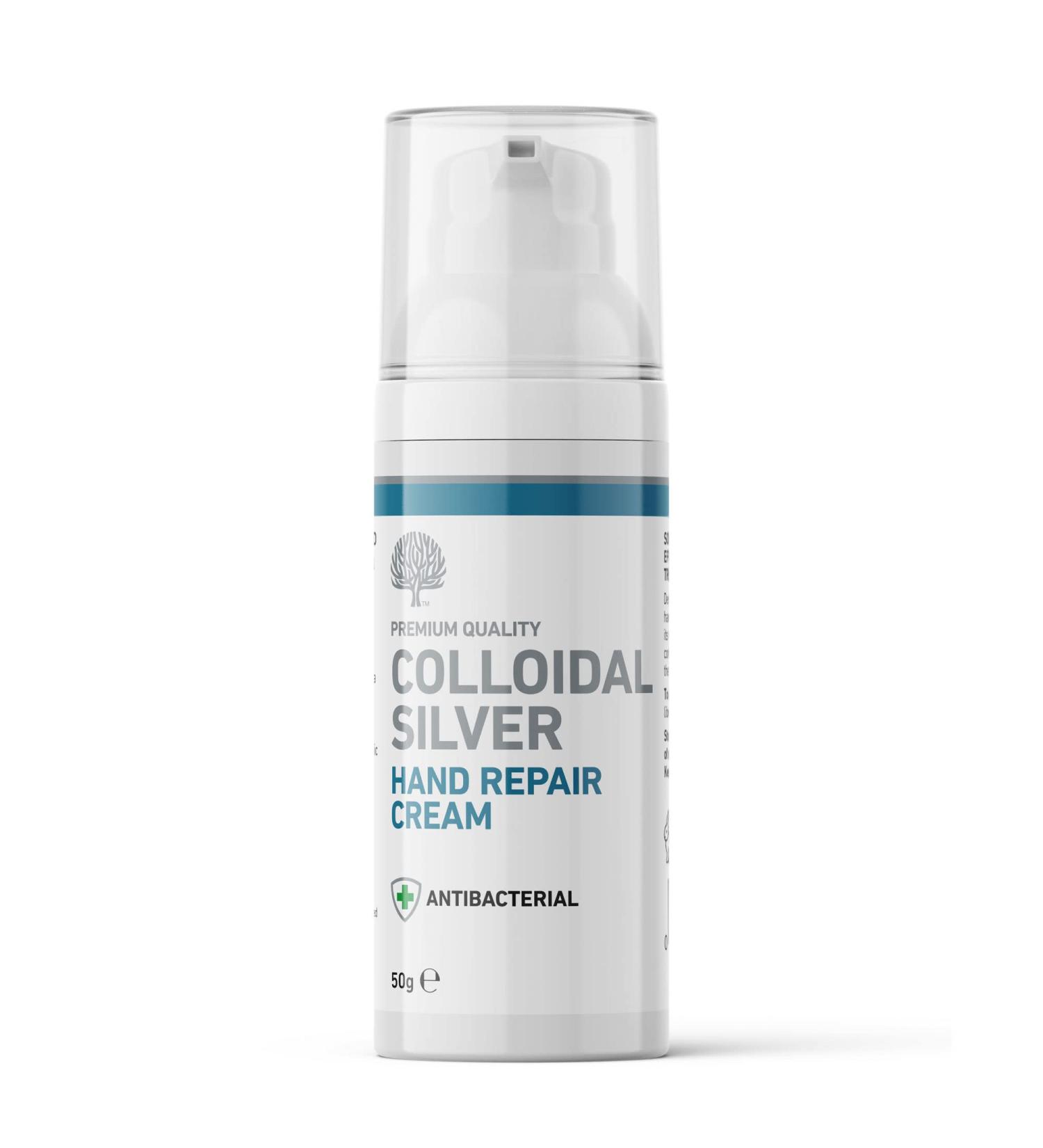 Nature's Greatest Secret Antibacterial Colloidal Silver Hand Repair Cream 50g - Buy Online on GoSupps.com