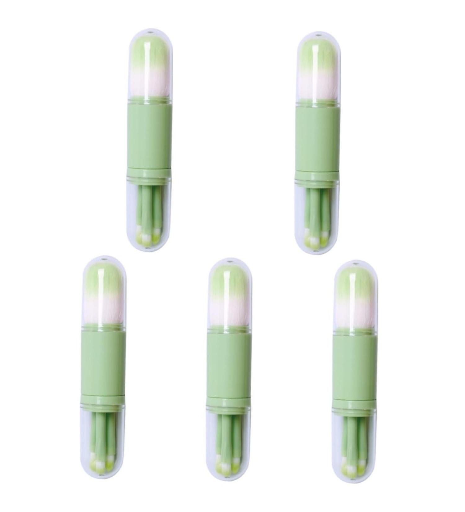 FRCOLOR 5 Set Telescopic Makeup Brushes - Blush Loose Powder Eye & Face Brushes | Miss Multifunctional Double Brush for Flawless Makeup Application - Buy Online on GoSupps.com