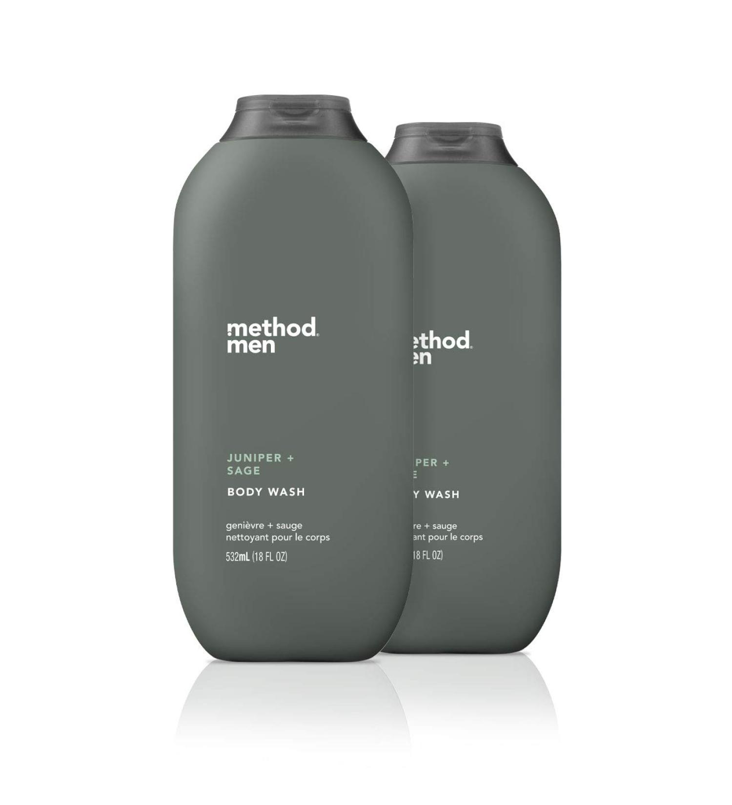 Method Men Juniper + Sage Body Wash 18oz 2 Pack - 36oz Total - Buy Online on GoSupps.com