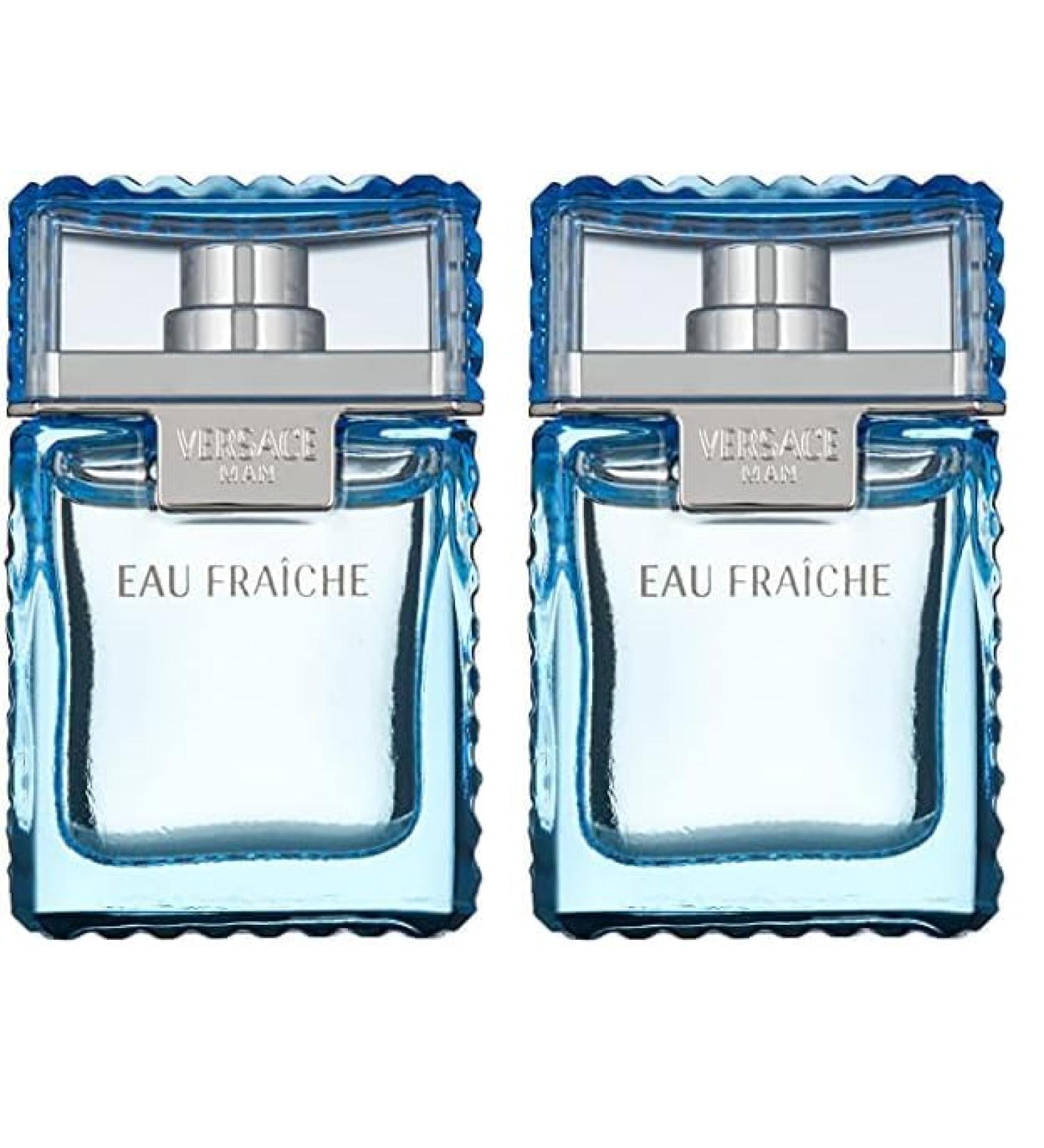 Versace Man Eau Fraiche 0.17 Ounce (Pack of 2) 0.17 Fl Oz (Pack of 2) Versace Man by Versace - Buy Online on GoSupps.com