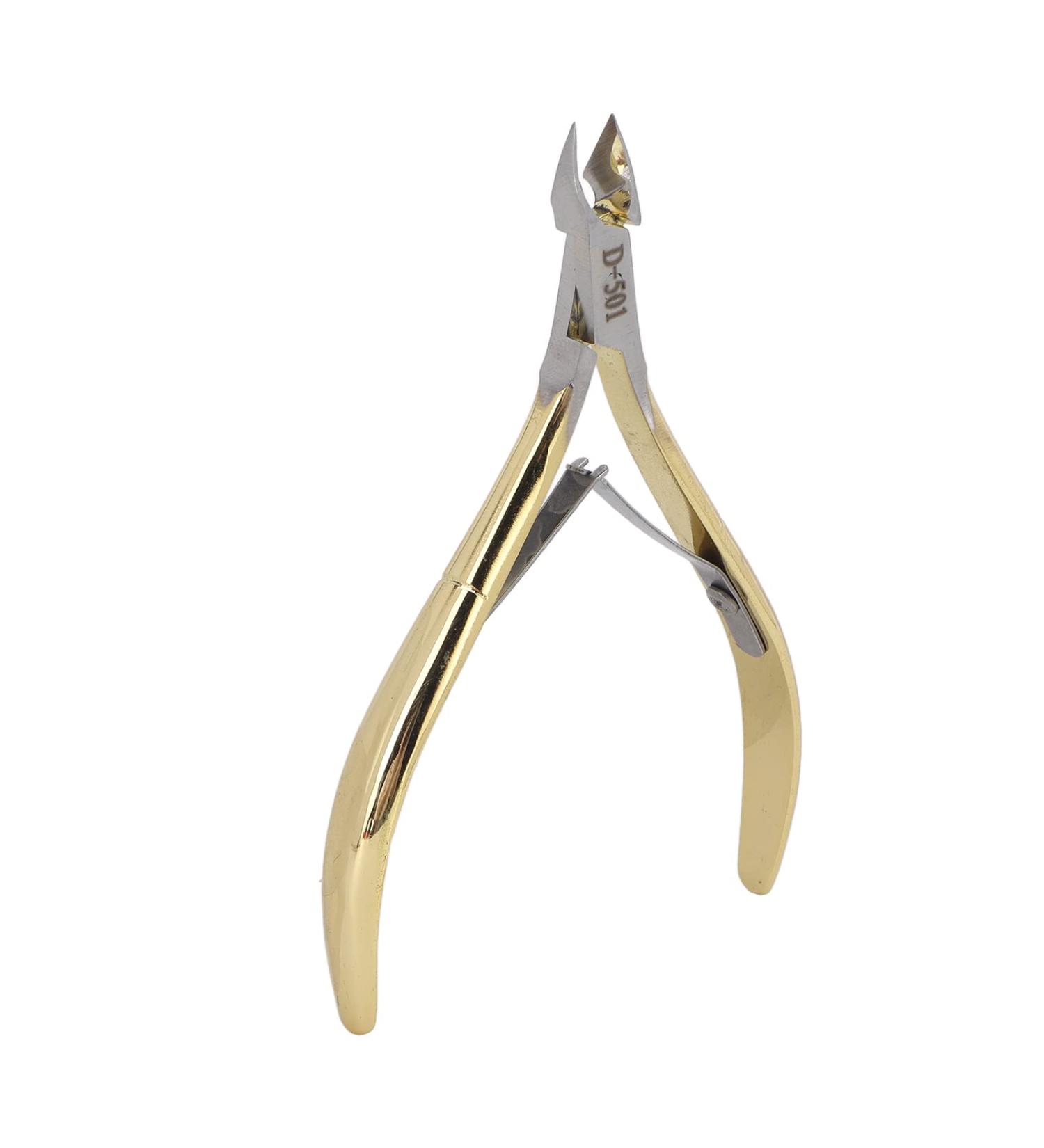 Hangnail Remover Nipper Exquisite Cuticle Nipper with Protective Cover for Manicure Enthusiasts for Women Gold - Buy Online on GoSupps.com