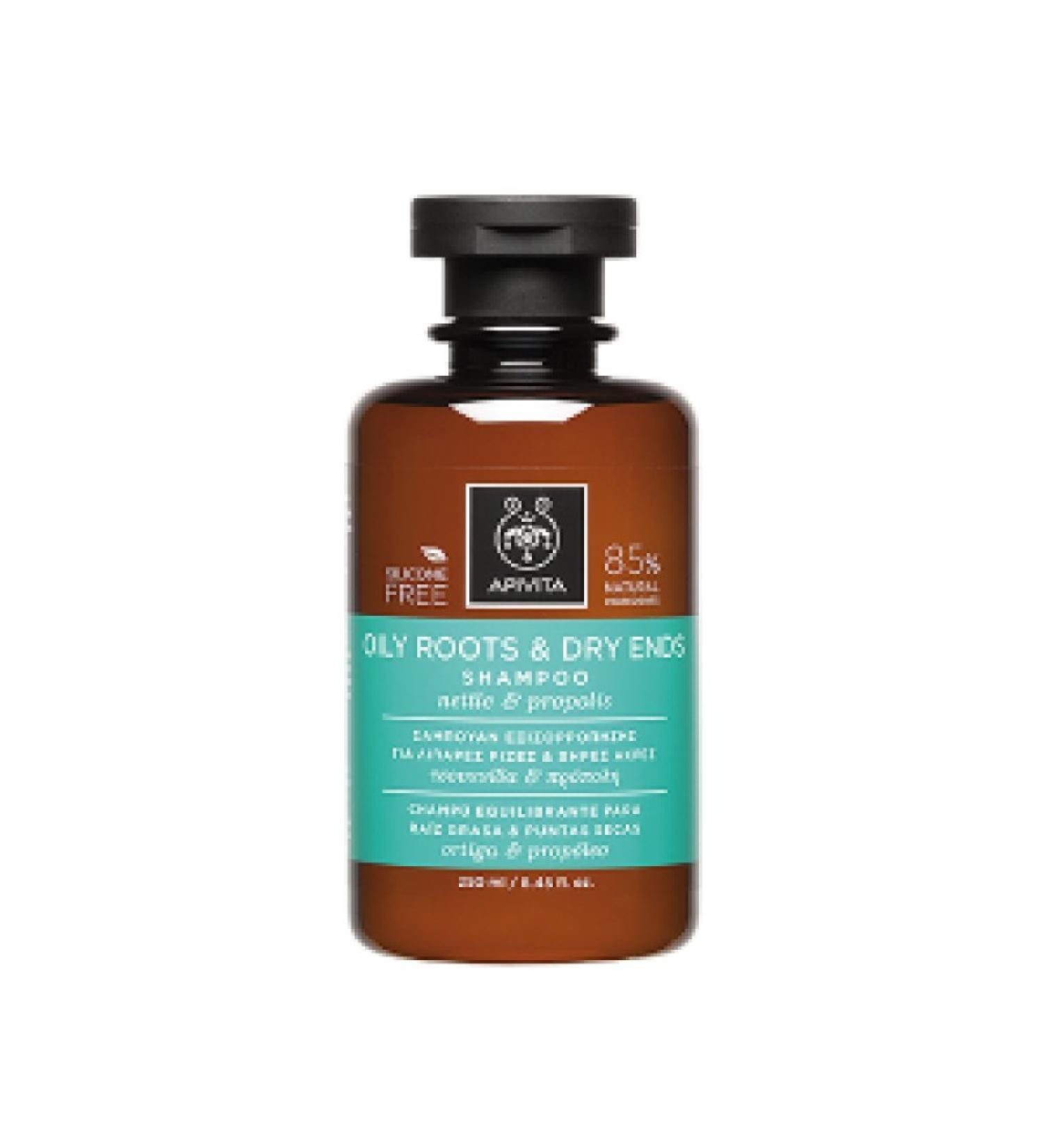 Oily Roots & Dry Ends Shampoo with Nettle & Propolis (For Hair with Oily Roots and Dry Ends) - 250ml/8.45oz