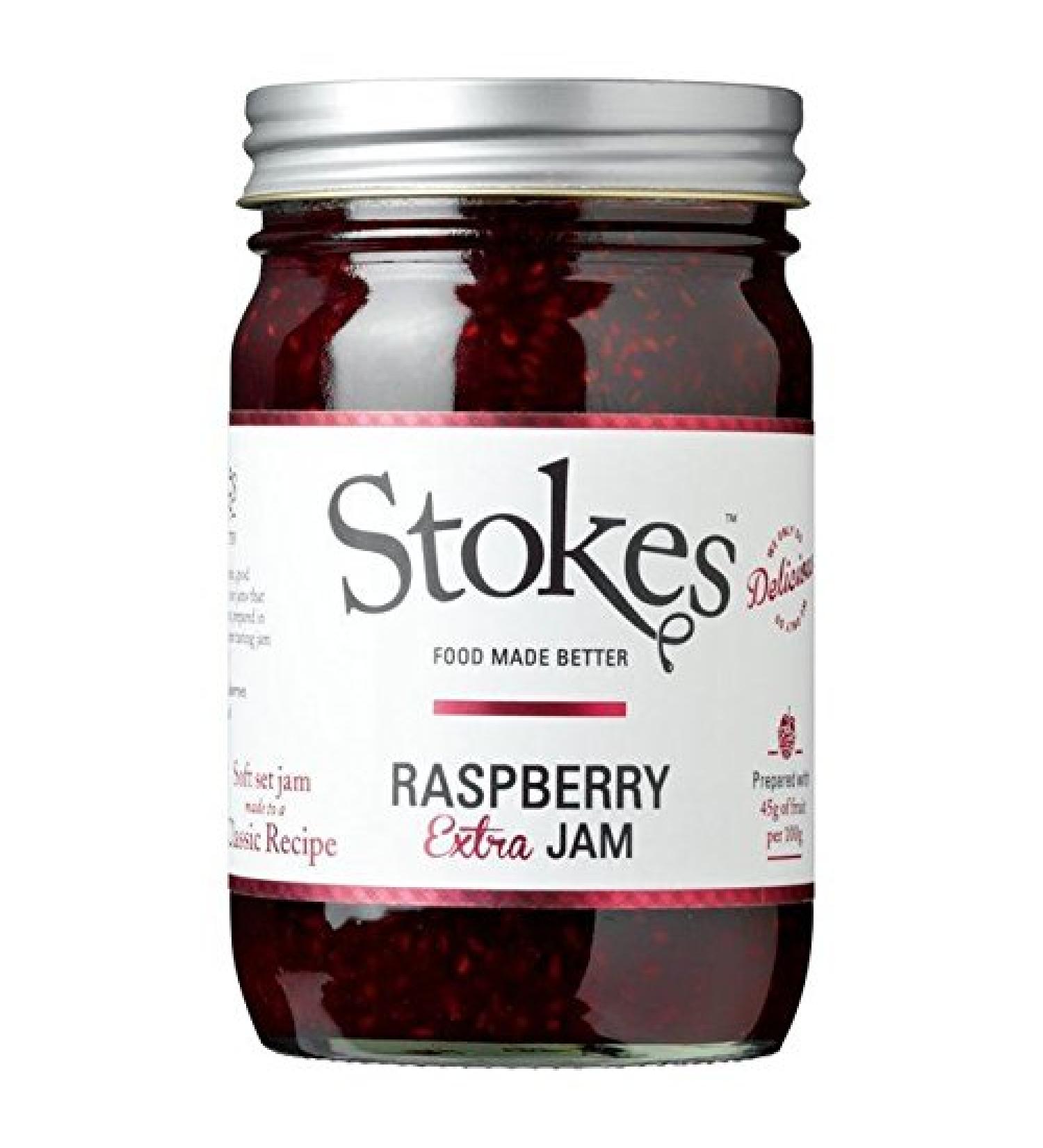 Stokes Raspberry Jam 454g