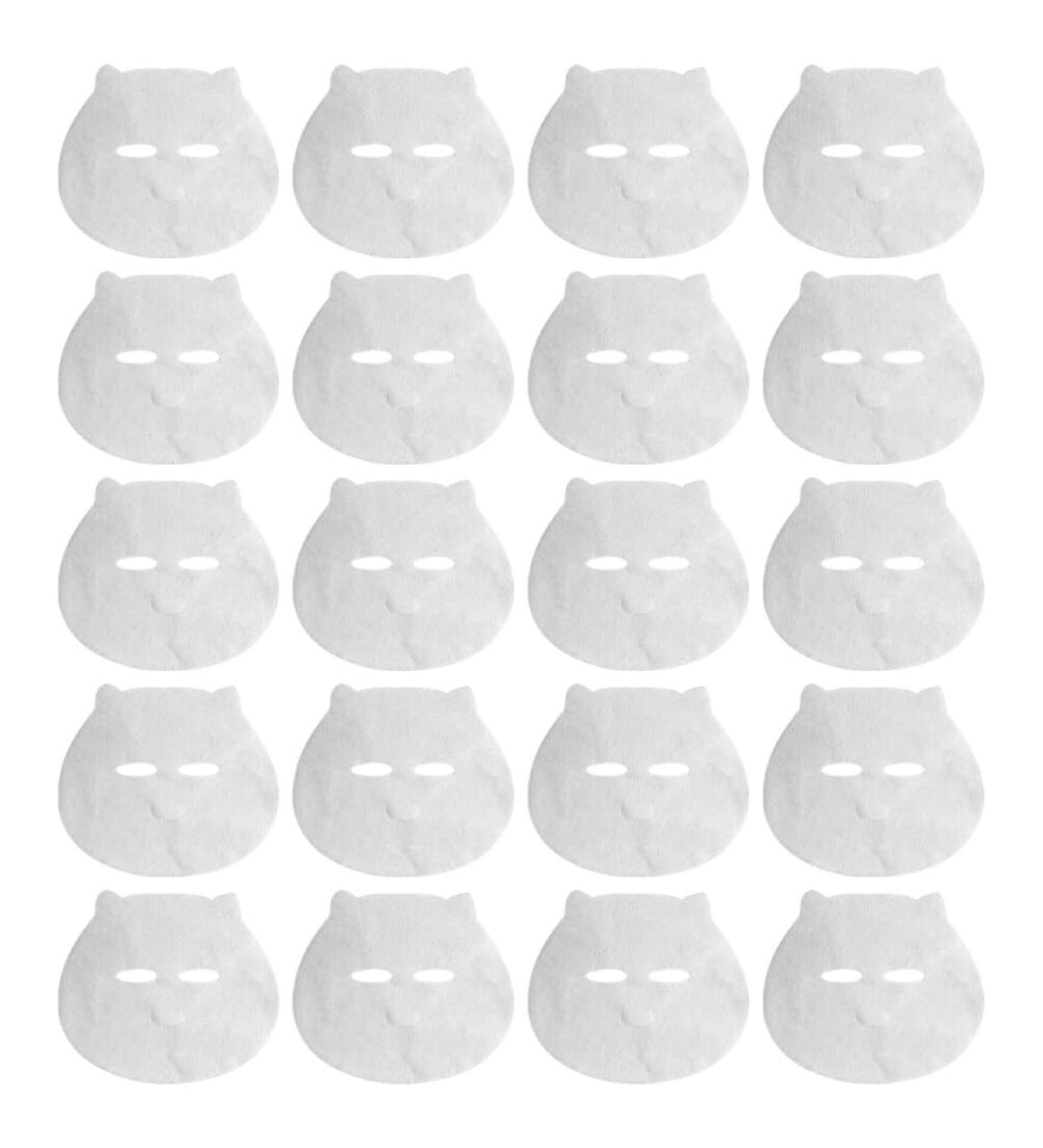 Minkissy 100pcs Skin Care Mask Sheets Breathable Non-Woven Full Face Masks for Kids Boys & Girls | Beauty Tools - Buy Online on GoSupps.com