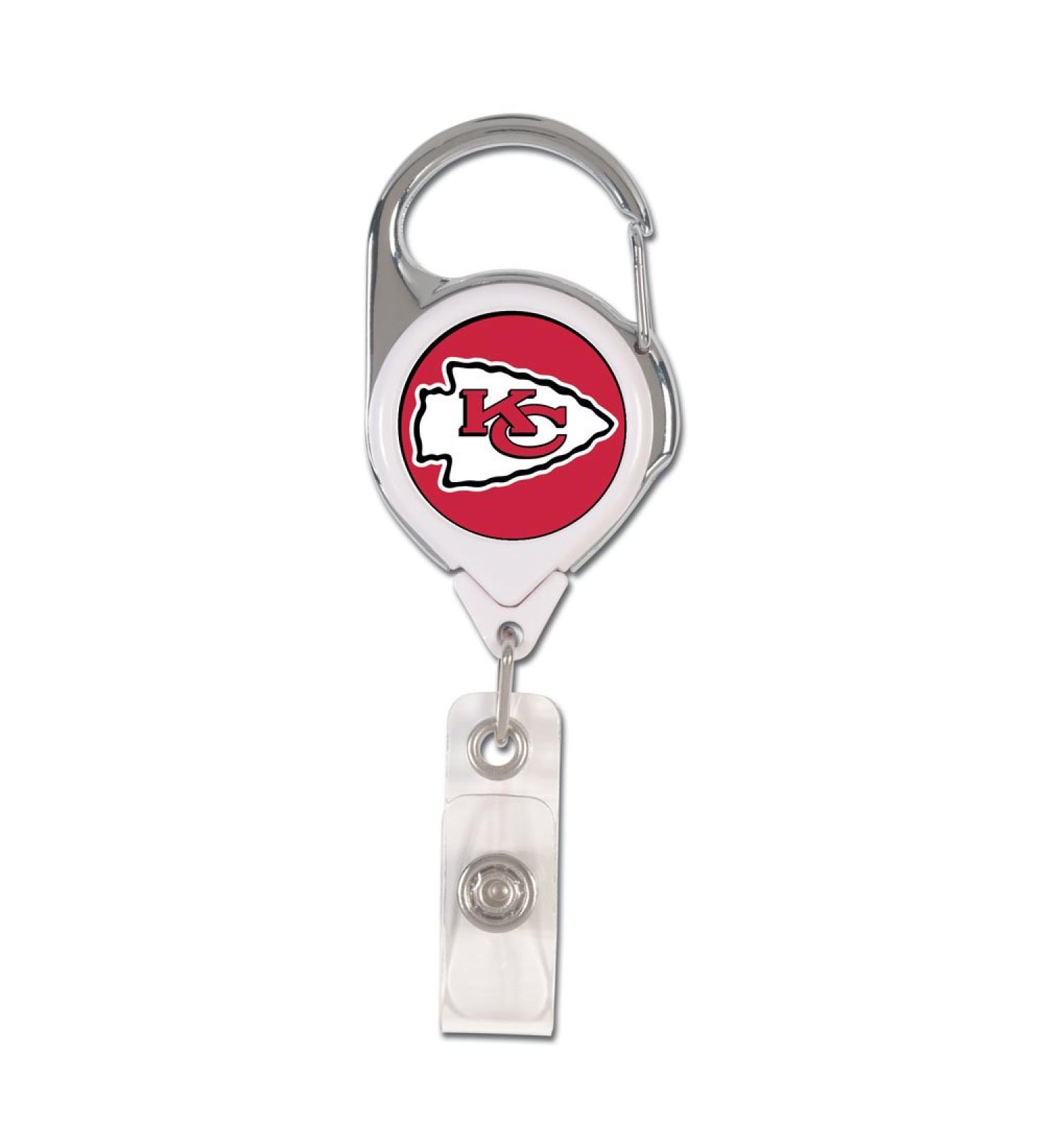 WinCraft NFL 47402011 - Kansas City Chiefs Retractable 2S Premium Badge Holder