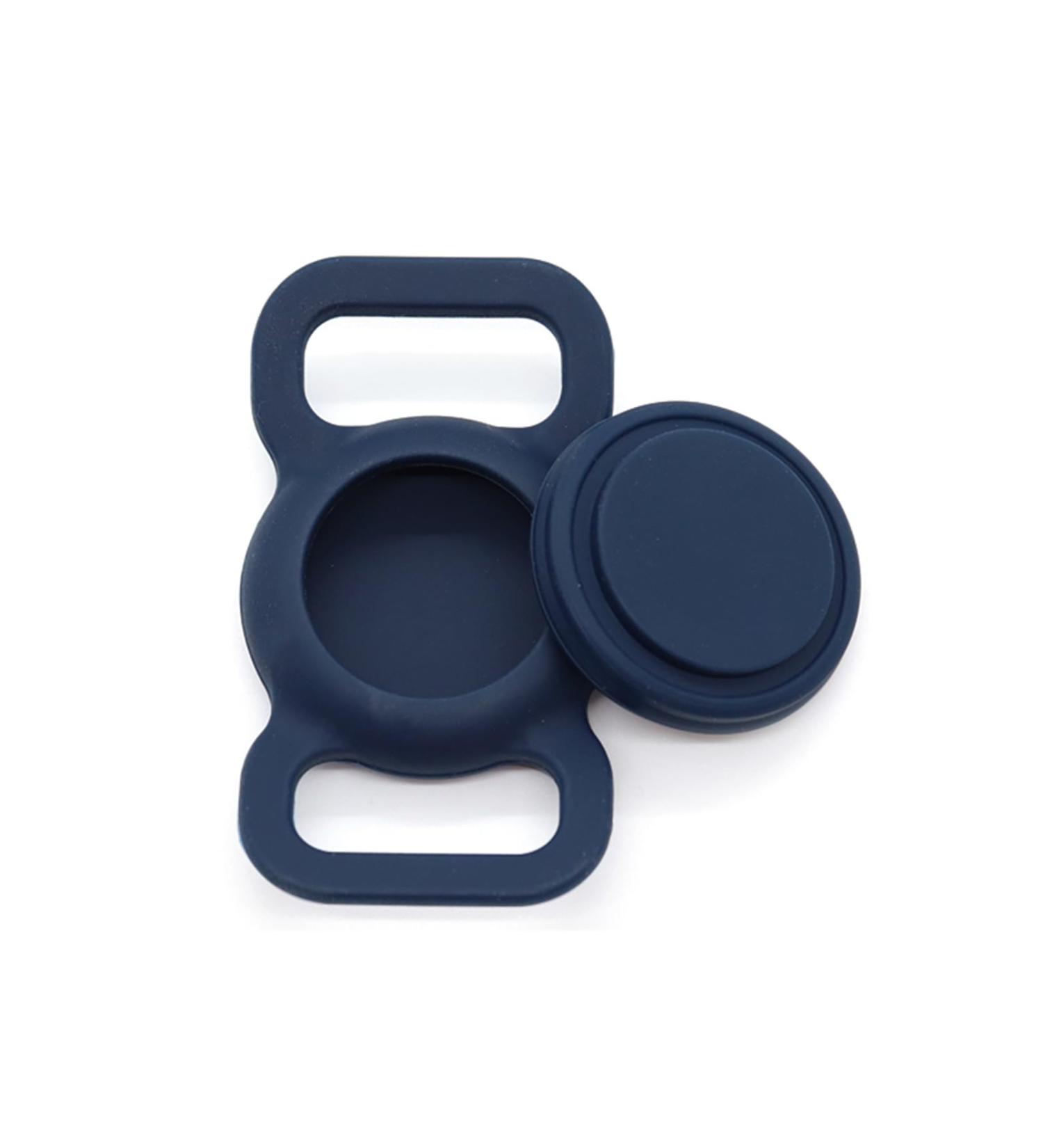 Airtag Dog Collar Holder - Silicone Anti-Lost GPS Tracker Accessories for Pets | Blue-Green Design - Buy Online on GoSupps.com