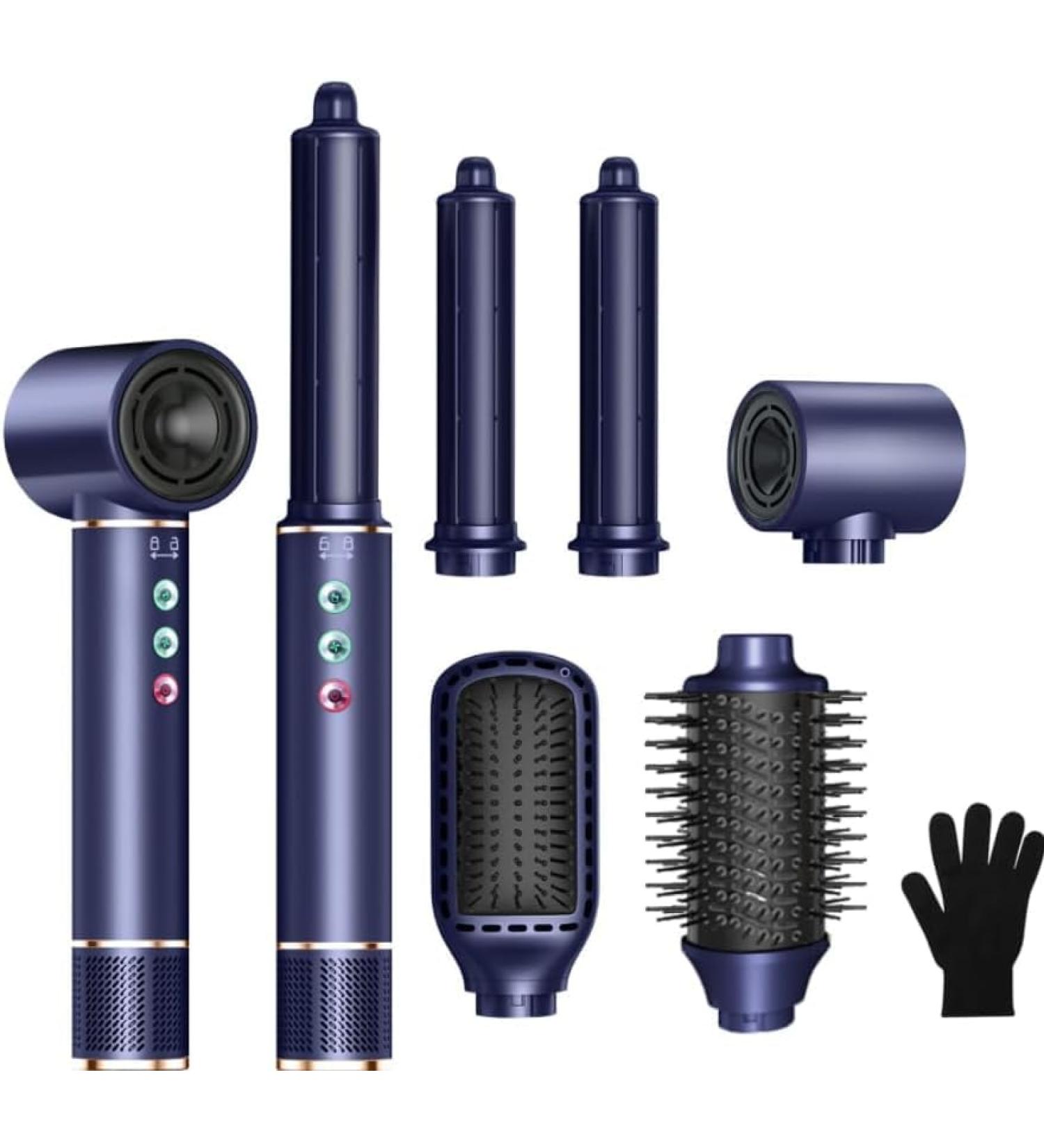 5-in-1 Hair Styler with Ionic Technology - Hot Air Brush Set for All Hair Types - Buy Online on GoSupps.com