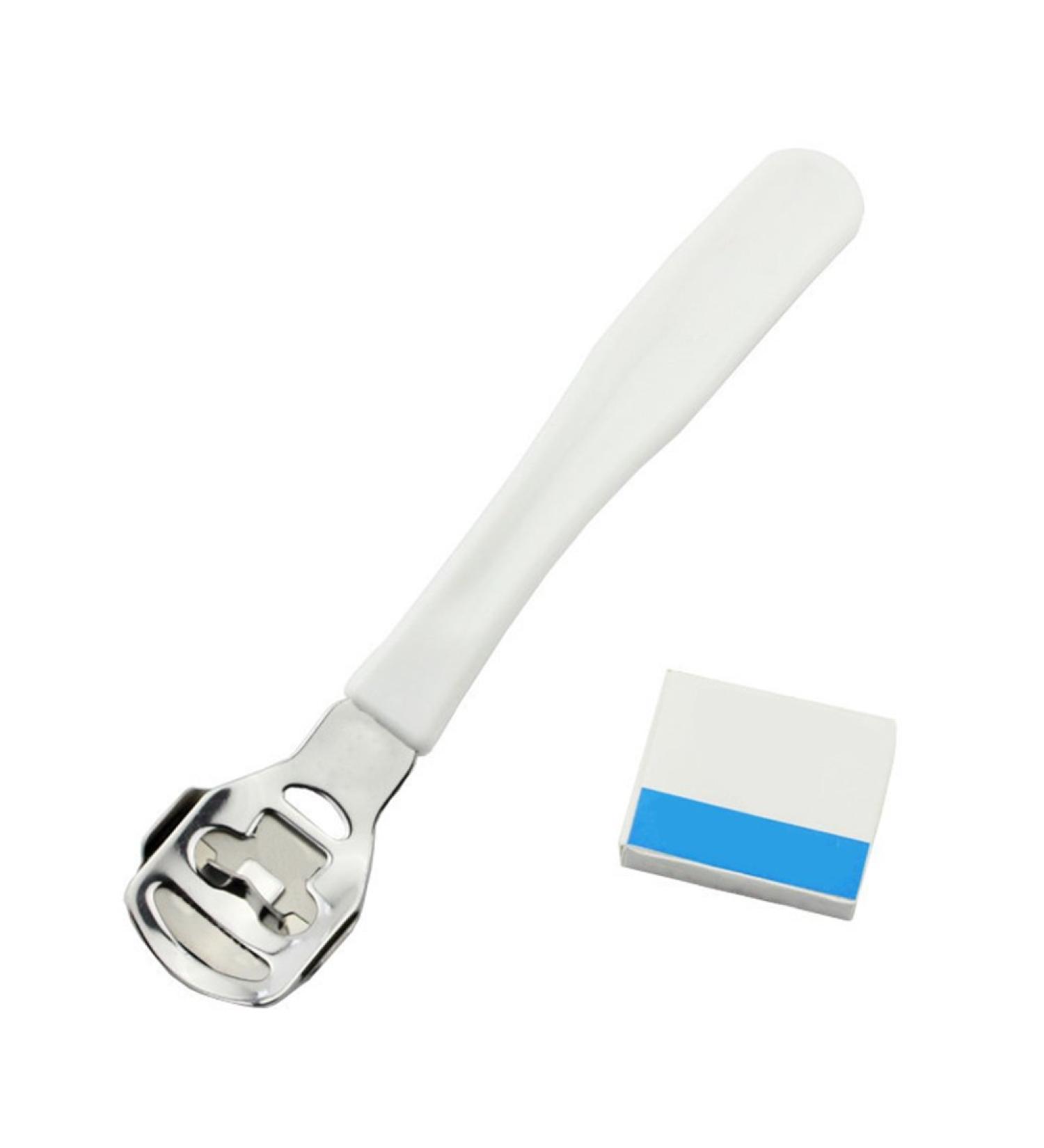 Frcolor Callus Corn Remover Cutter | Dead Skin Shaver | Pedicure Tool with 20 Blades - Perfect for Smooth Feet - Buy Online on GoSupps.com