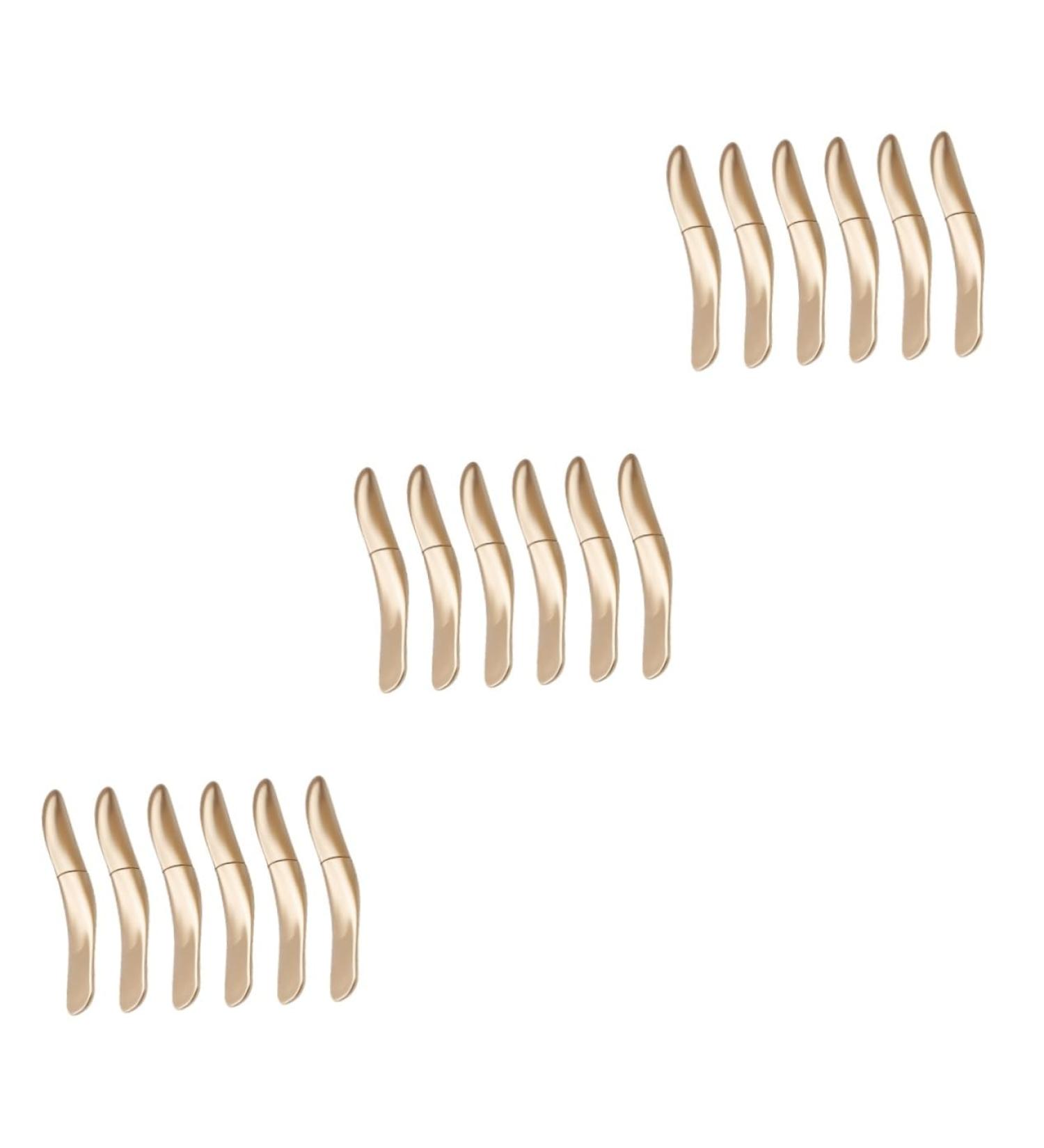 FOMIYES 18 Pcs Eyeliner Empty Tube Empty Mascara Bottle Lip Gloss Containers Gold Lip Gloss Tubes DIY Abs - Buy Online on GoSupps.com