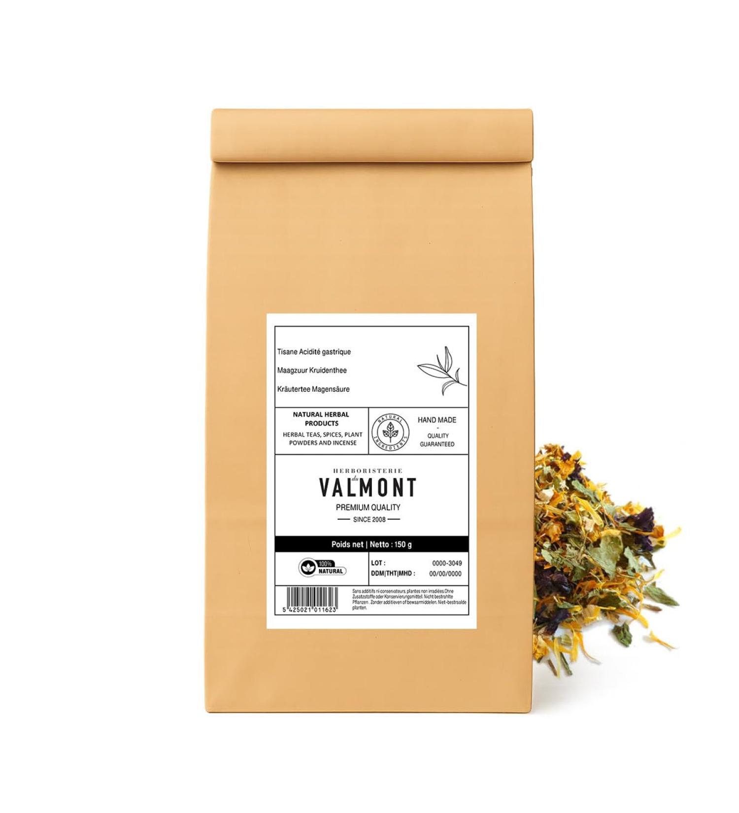 Herboristeria du Valmont Herbal tea against heartburn 150 gr Herboristerie du Valmont 150 grams