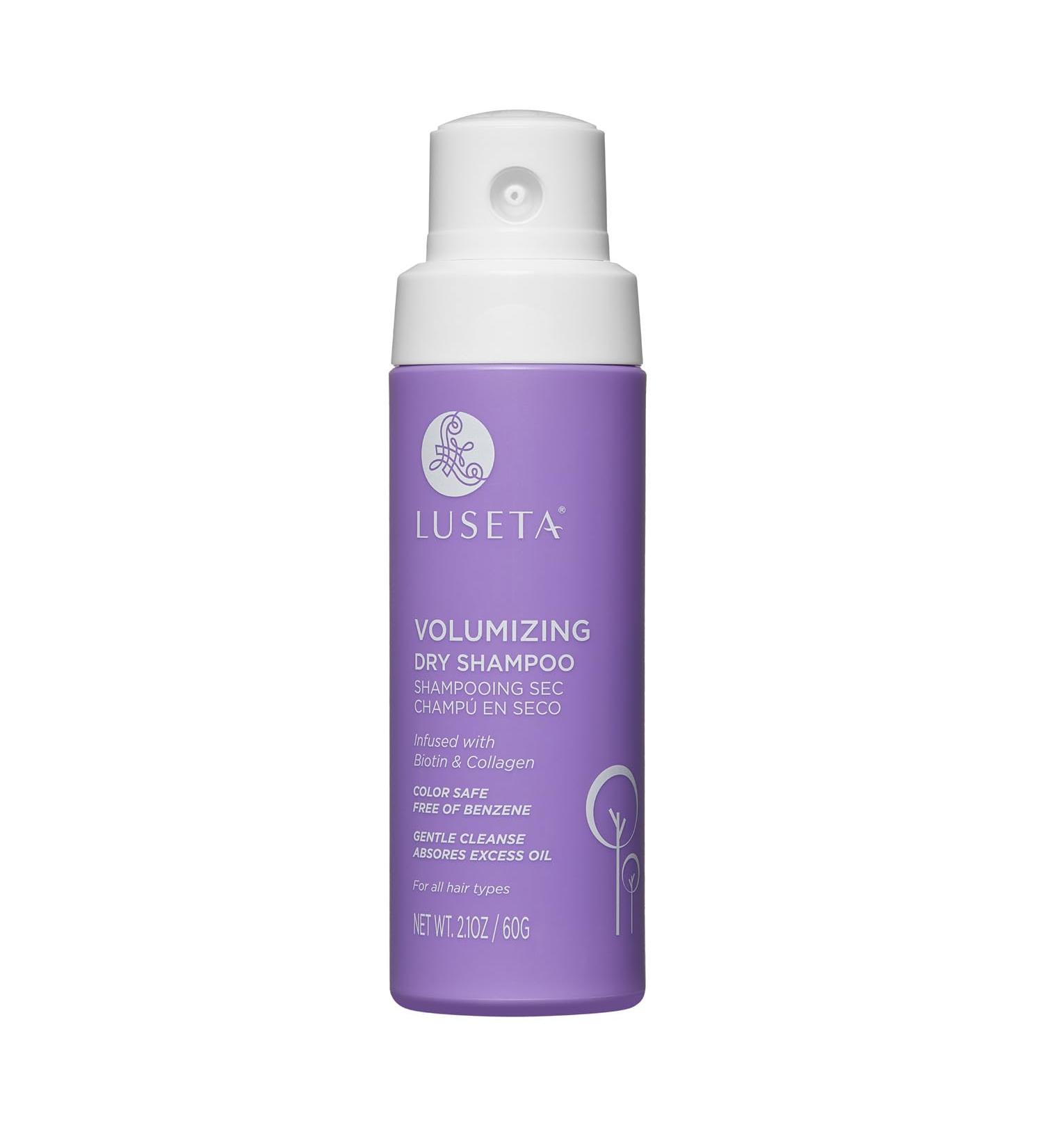 Luseta Volumizing Dry Shampoo Powder with Biotin - Travel Size Oil Control Spray for Hair Growth | 2.1oz Non-Benzene Formula for Men & Women - Buy Online on GoSupps.com