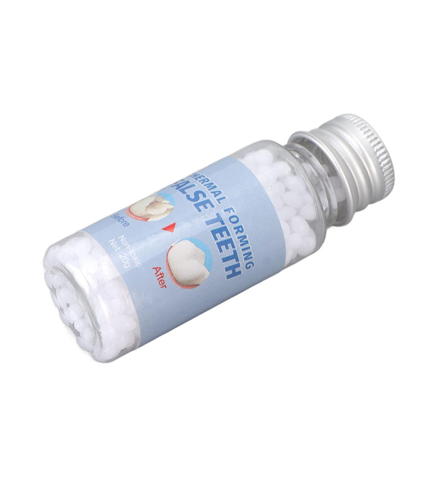 Tooth Repair Granules | White Temporary Resin for Broken Teeth | Safe Thermal Filling Granules - Buy Online on GoSupps.com