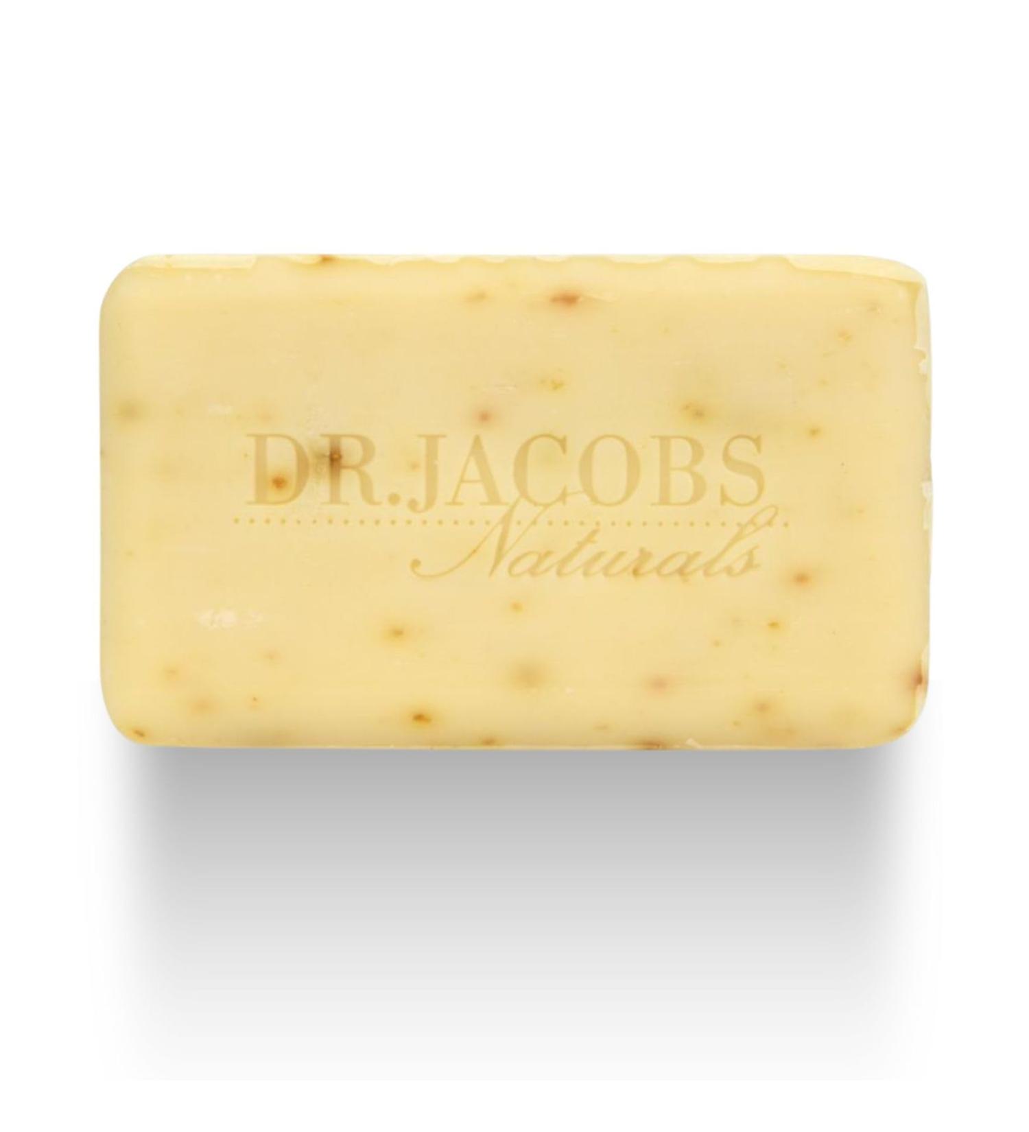 Dr Jacobs Naturals Pure Castile Bar Soap - 5 oz Citrus Crush Cocktail - Triple Milled Loofah Exfoliating Soap - Paraben Sulfate Gluten & GMO Free - Buy Online on GoSupps.com