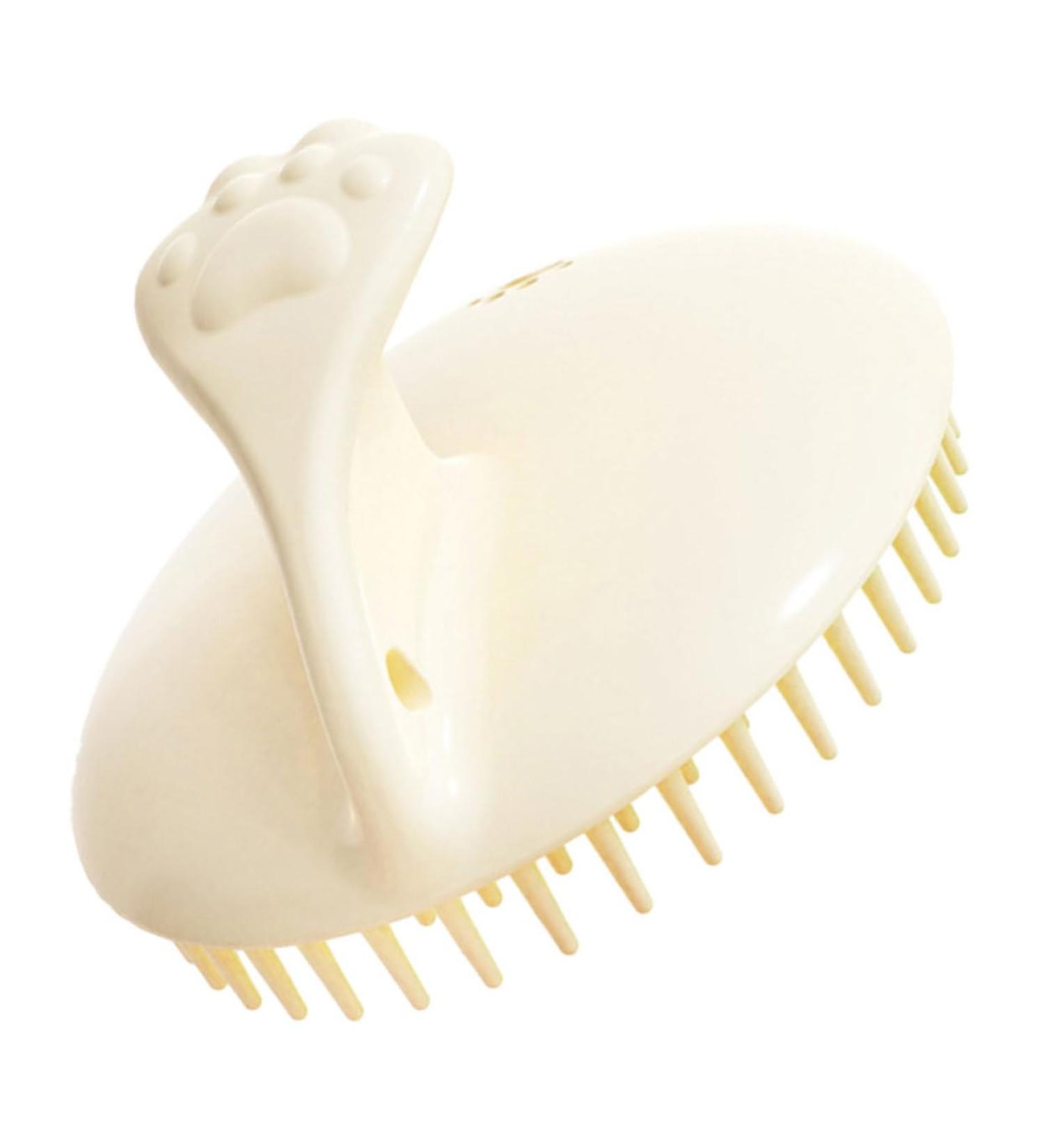 GARVALON Wooden Scalp Massage Comb & Shampoo Brush - Pet Care Massage Brush for Dogs & Cats - Best Manual Shower Head for Scalp Care - Buy Online on GoSupps.com