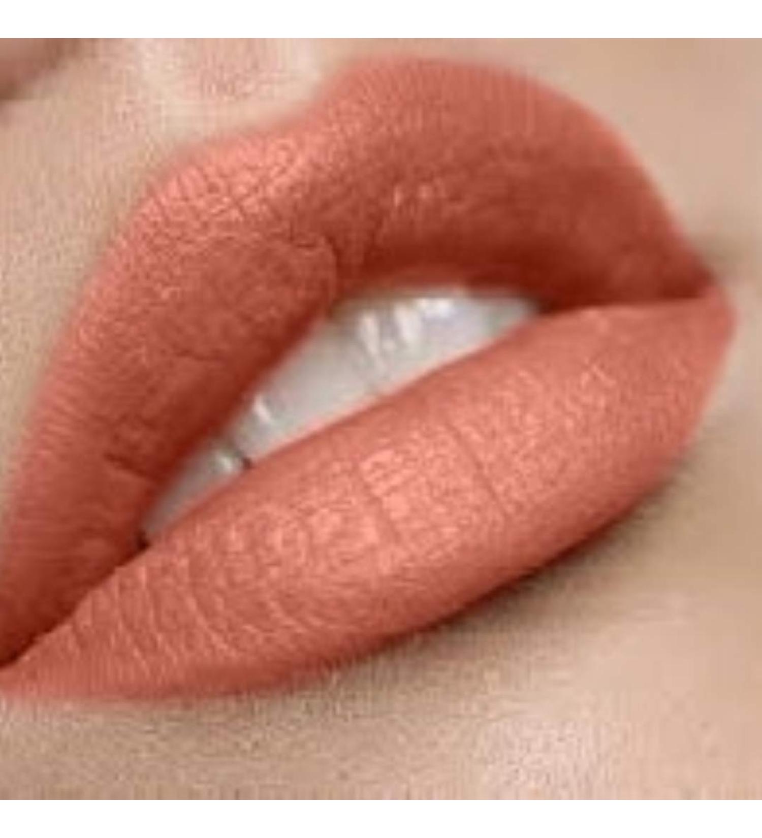 The Clique Premium Matte Liquid Lipstick in Sun Kissed - Long Lasting Peachy Nude Formula | Vegan & Cruelty-Free - Buy Online on GoSupps.com