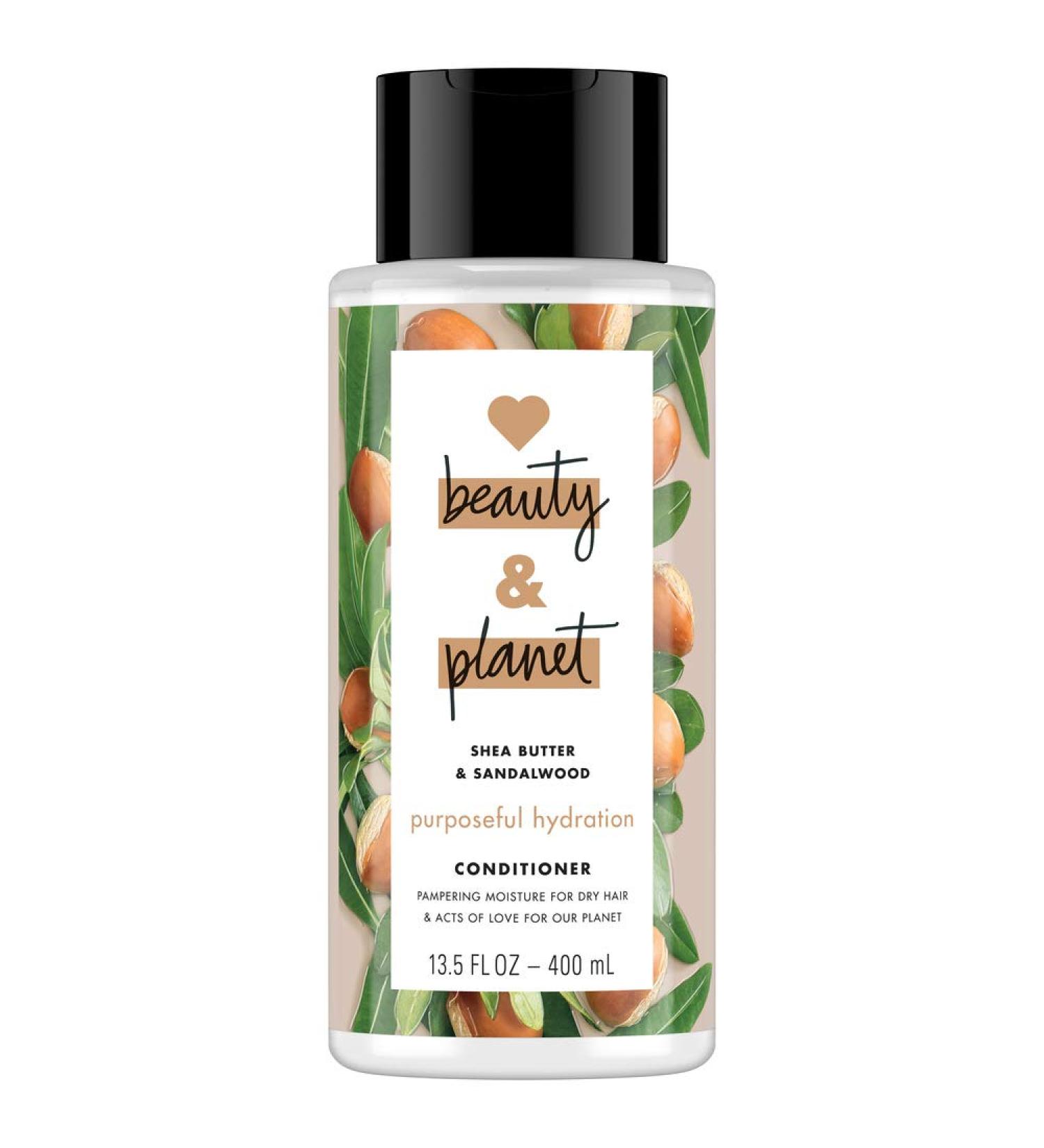 Love Beauty and Planet Shea Butter & Sandalwood Cleansing Conditioner 13.5 oz - Hydrating Sandalwood Coconut Formula - Buy Online on GoSupps.com