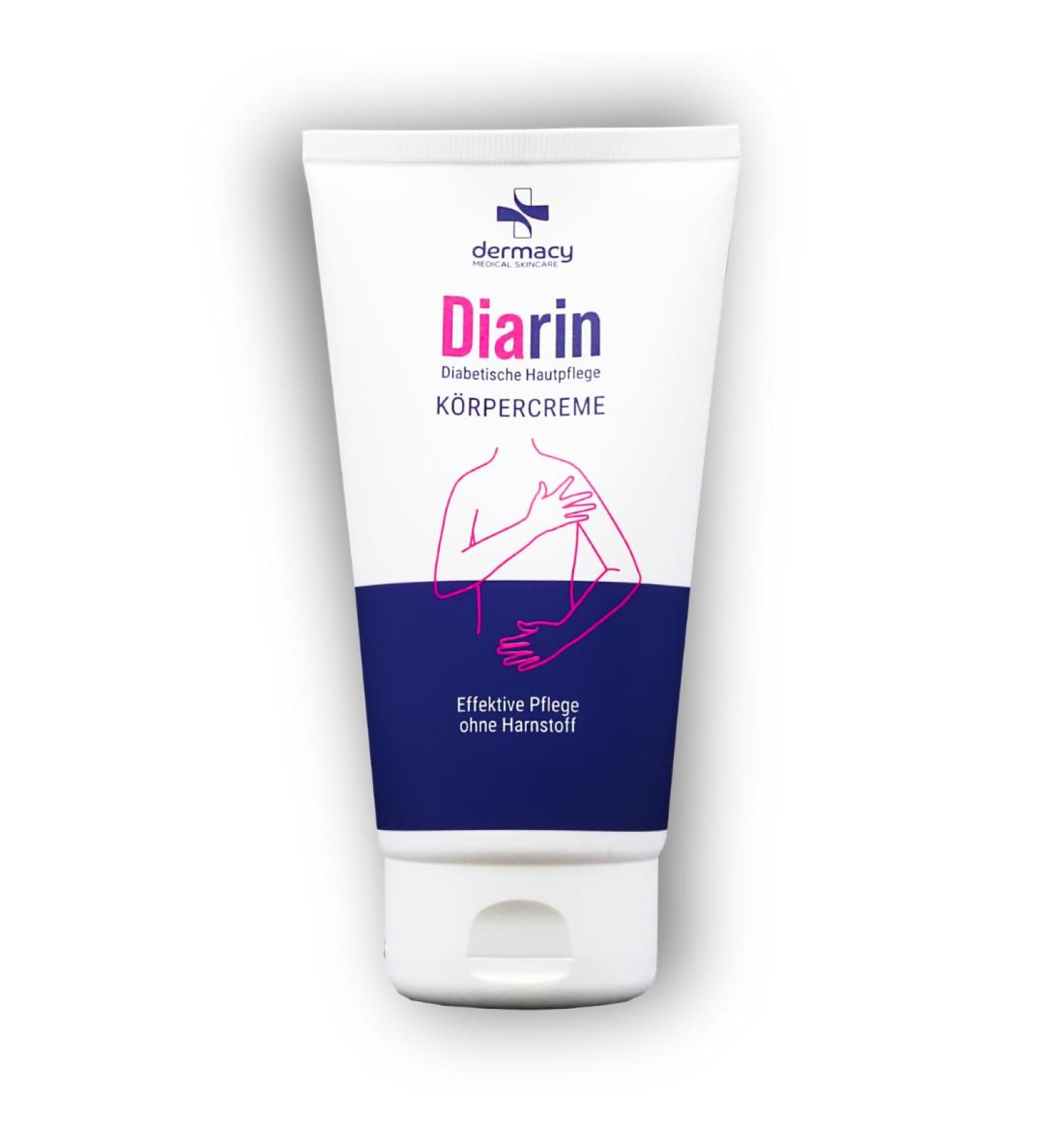 Neotopic Co KG Diarin Body cream free from urea gentle care for diabetes for sensitive skin 150 ml - Buy Online on GoSupps.com