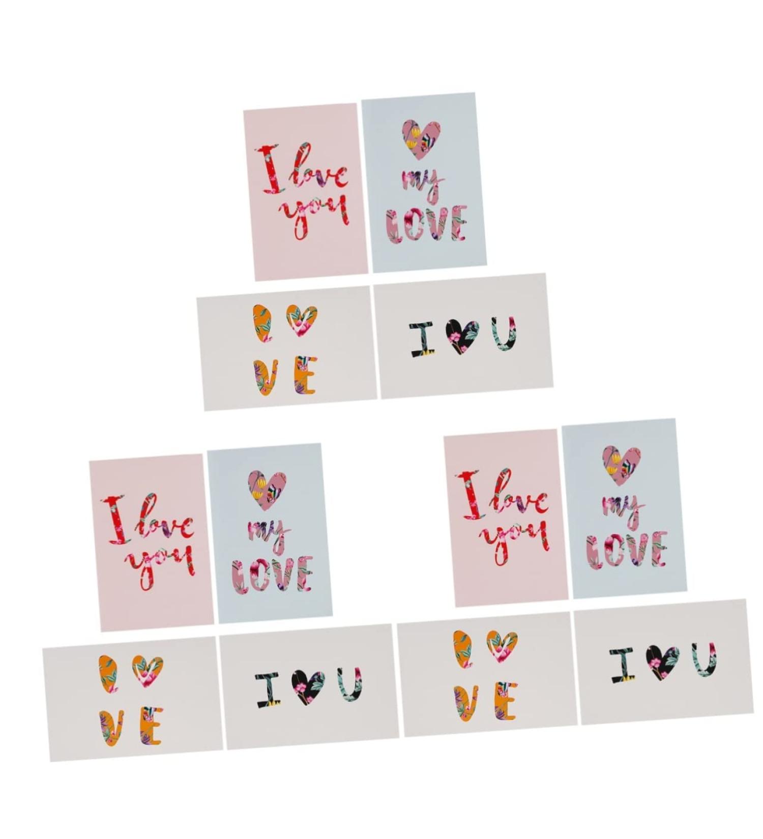 COHEALI 12 Pcs Beautiful Greeting Cards Festival Love Envelope - Buy Online on GoSupps.com