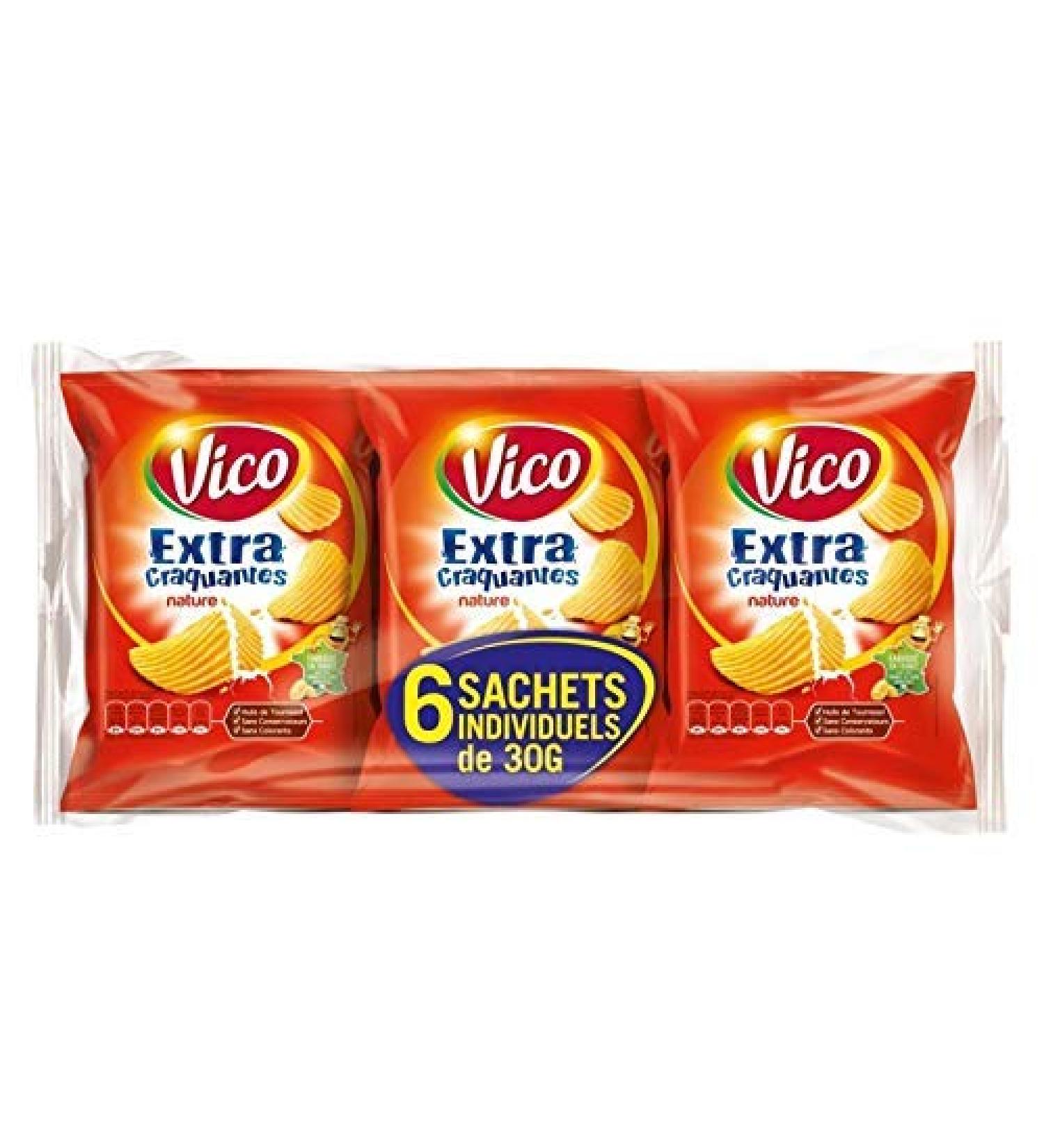 VICO - Extra Salty Chips 180G - (Pack of 4)