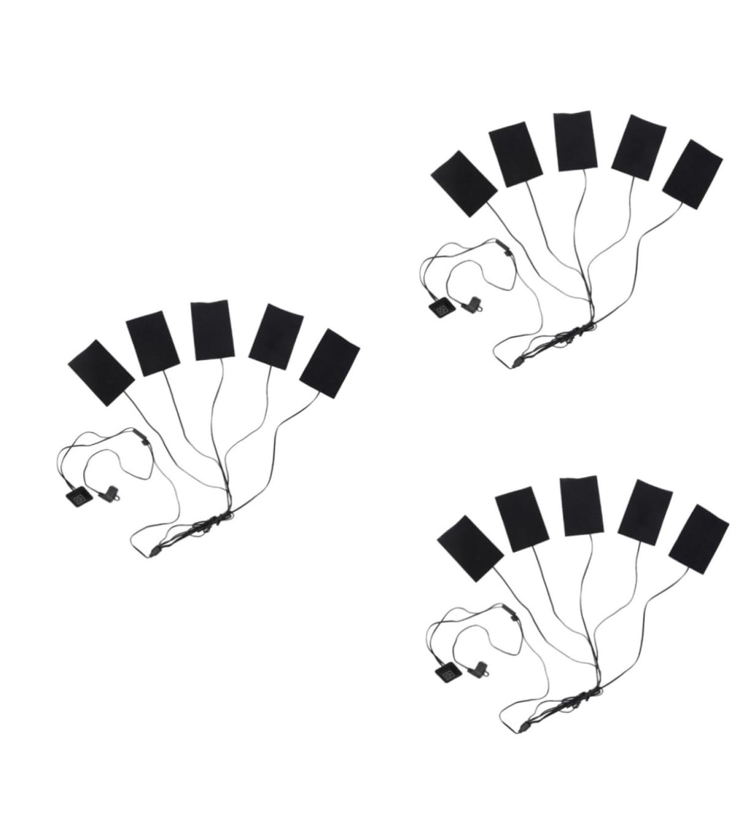 PRETYZOOM 3pcs Heated Vest & Heating Pad Set - USB Fabric Heat Pad & Head Pillow for Ultimate Comfort | International Shipping Available - Buy Online on GoSupps.com