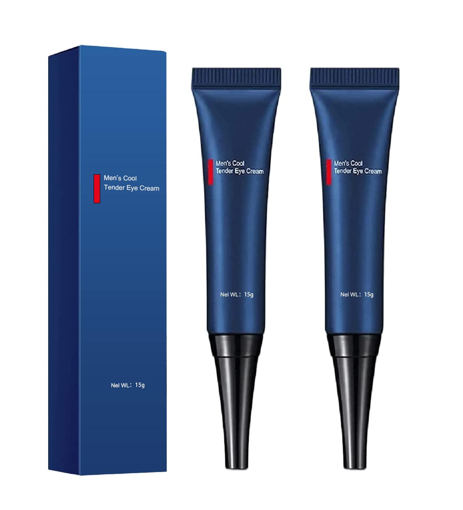 Men's Peptide Depuffing Eye Gel Set | Dark Circle & Under Eye Bag Treatment | Anti-Wrinkle & Firming Formula | Moisturizing Eye Cream Duo - Buy Online on GoSupps.com