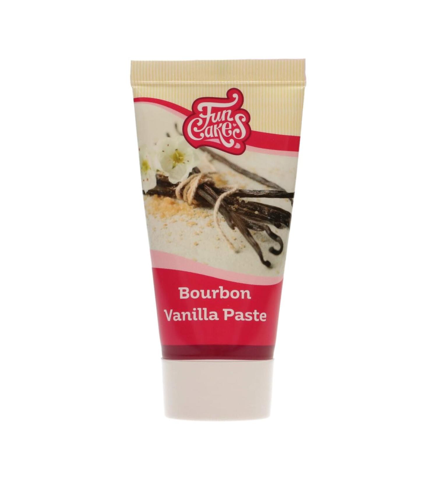 FunCakes Bourbon P te de Vanille Tube 50 ml - Ar me de P tisserie Classique V ritable Vanille pour Cr mes G teaux Gla ages Biscuits Tartes - Halal Adapt aux V g tariens et aux V g taliens - Buy Online on GoSupps.com