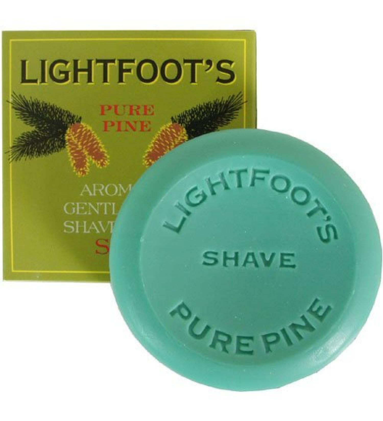 Lightfoot's Classic Pine British London Creme Shave Shaving Soap Men