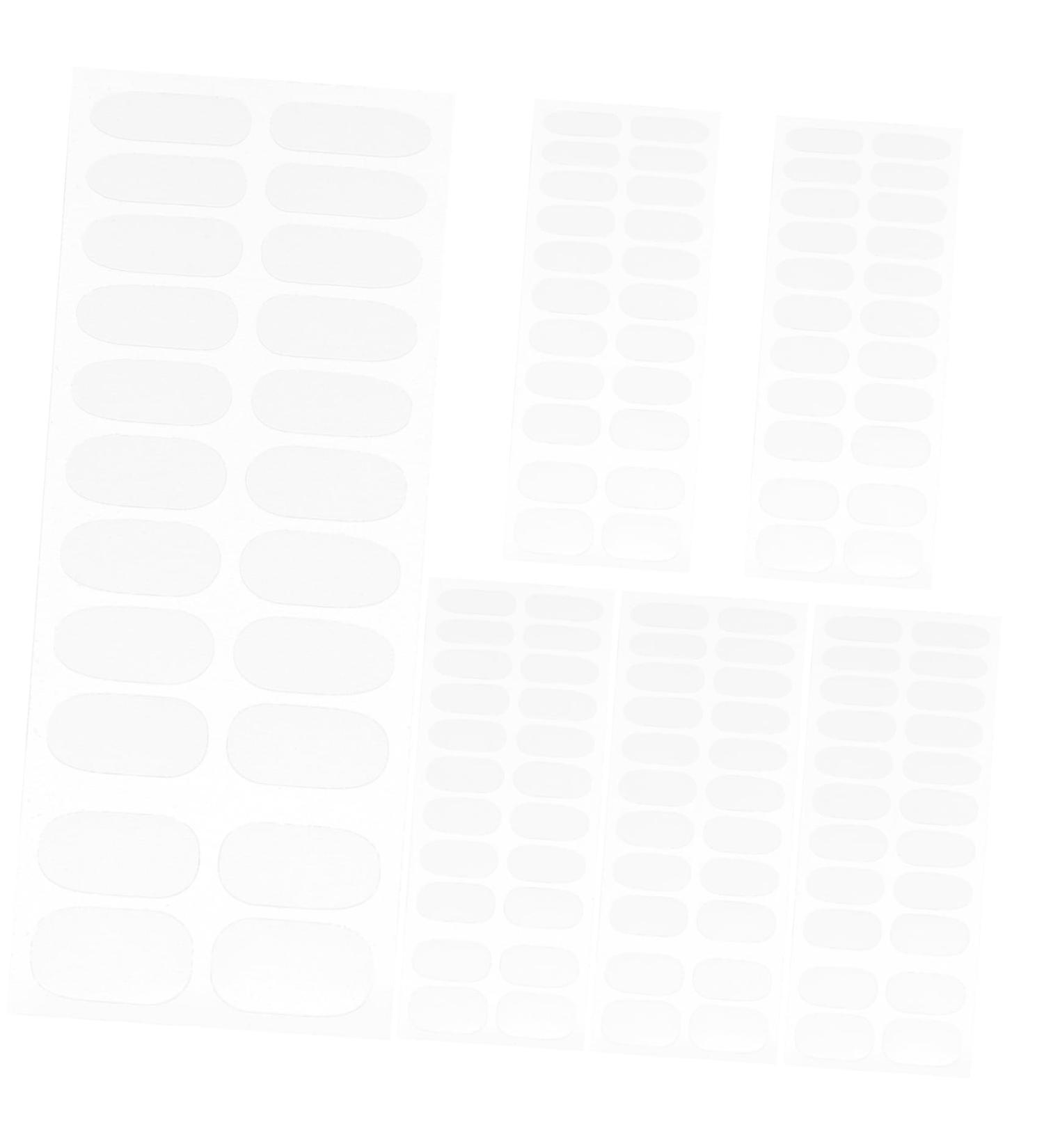 MERRYHAPY 6 Sheets Nail Patch Clear Nail Polish Gels Nail Art Stickers Sheer Nail Polish Manicure Kit Transparent Nail Polish Nail Sticker Nail Kits Gel Nail Wraps Double Sided Tape - Buy Online on GoSupps.com