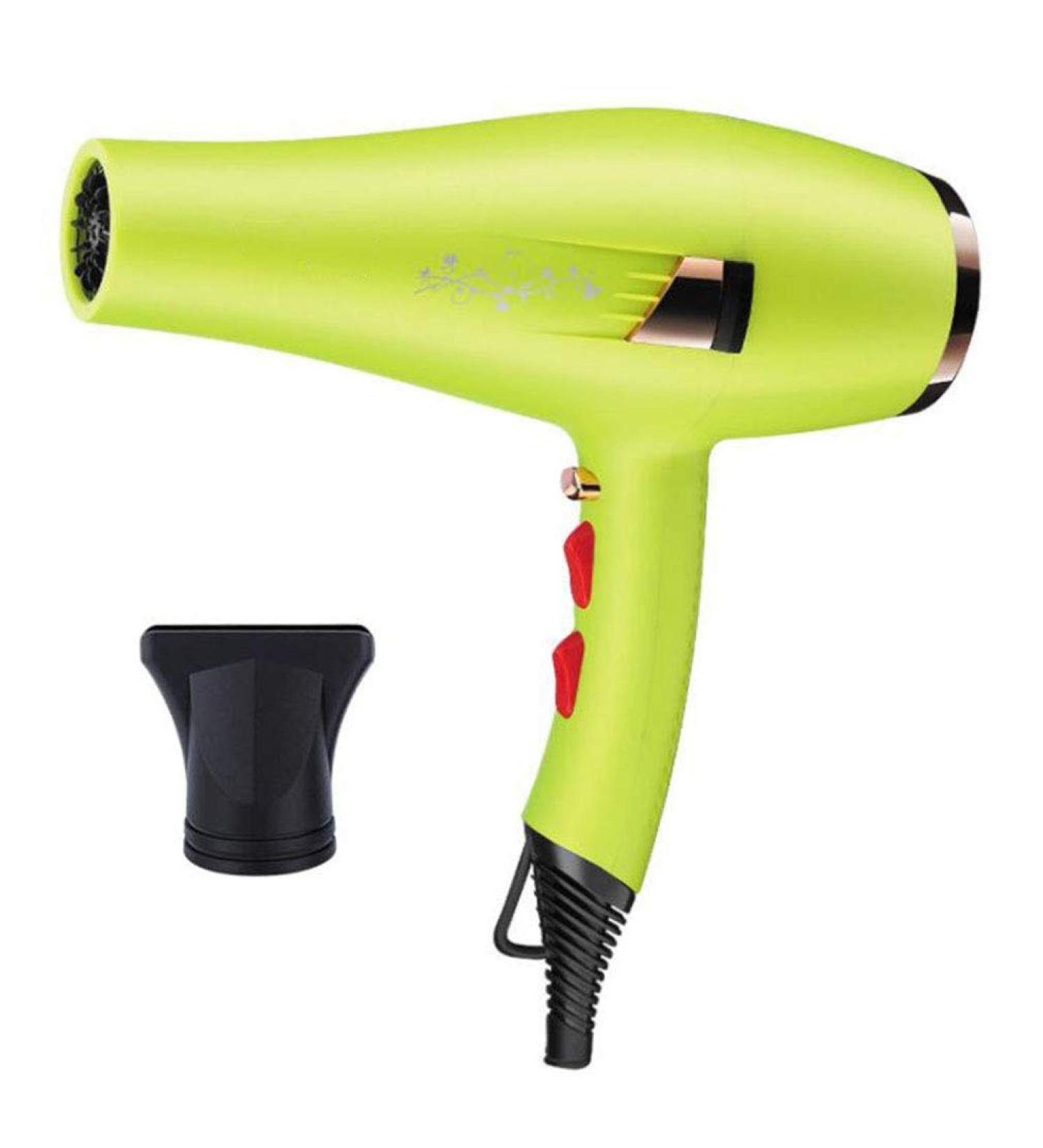 Professional Hair Dryer 2200W AC Motor Negative Ionic Technology Blow Dryer with 3 Heat & 2 Speed Setting and Cool Shot Button Nozzle Included Fast Drying Salon Hairdryer for Men and Women Small Gift - Buy Online on GoSupps.com
