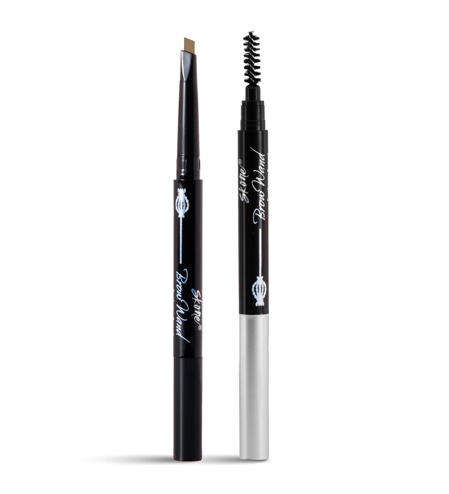 Skone Cosmetics Brow Wand Eyebrow Pencil - Retractable, Long-Lasting, Waterproof Makeup Pen for Platinum Blondes/Gray Hair - Buy Online on GoSupps.com