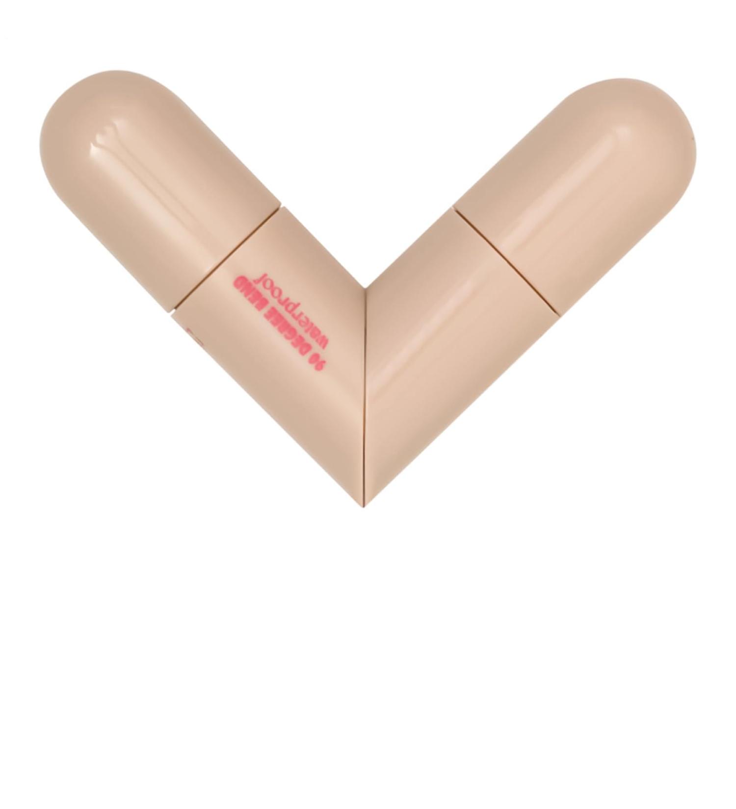 Double Tip Eyeliner Pen 2ml Smudge Resistant Makeup Stamp for Easy Application Portable Lightweight Design with Smooth Gliding Cosmetic Tool for + Women Travel Outdoor Brown - Buy Online on GoSupps.com