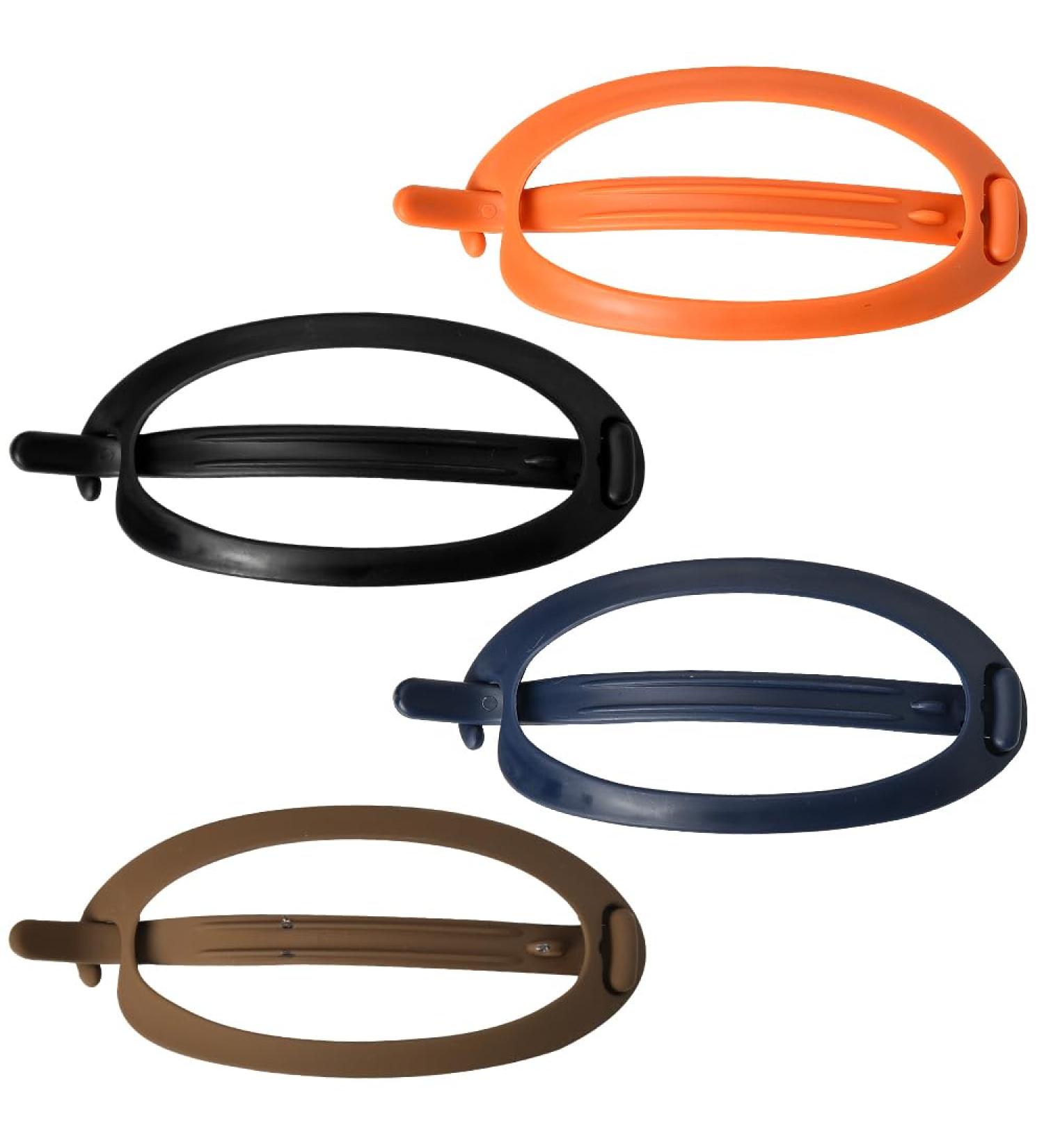 French Hair Barrette Clips Large Hair Clips for French Twist Clip for Bun Ponytail Holder Closure Hair Slide No Slip Grip Hairpins Matte Hair Claw Clips Accessories for Women Girls - Buy Online on GoSupps.com