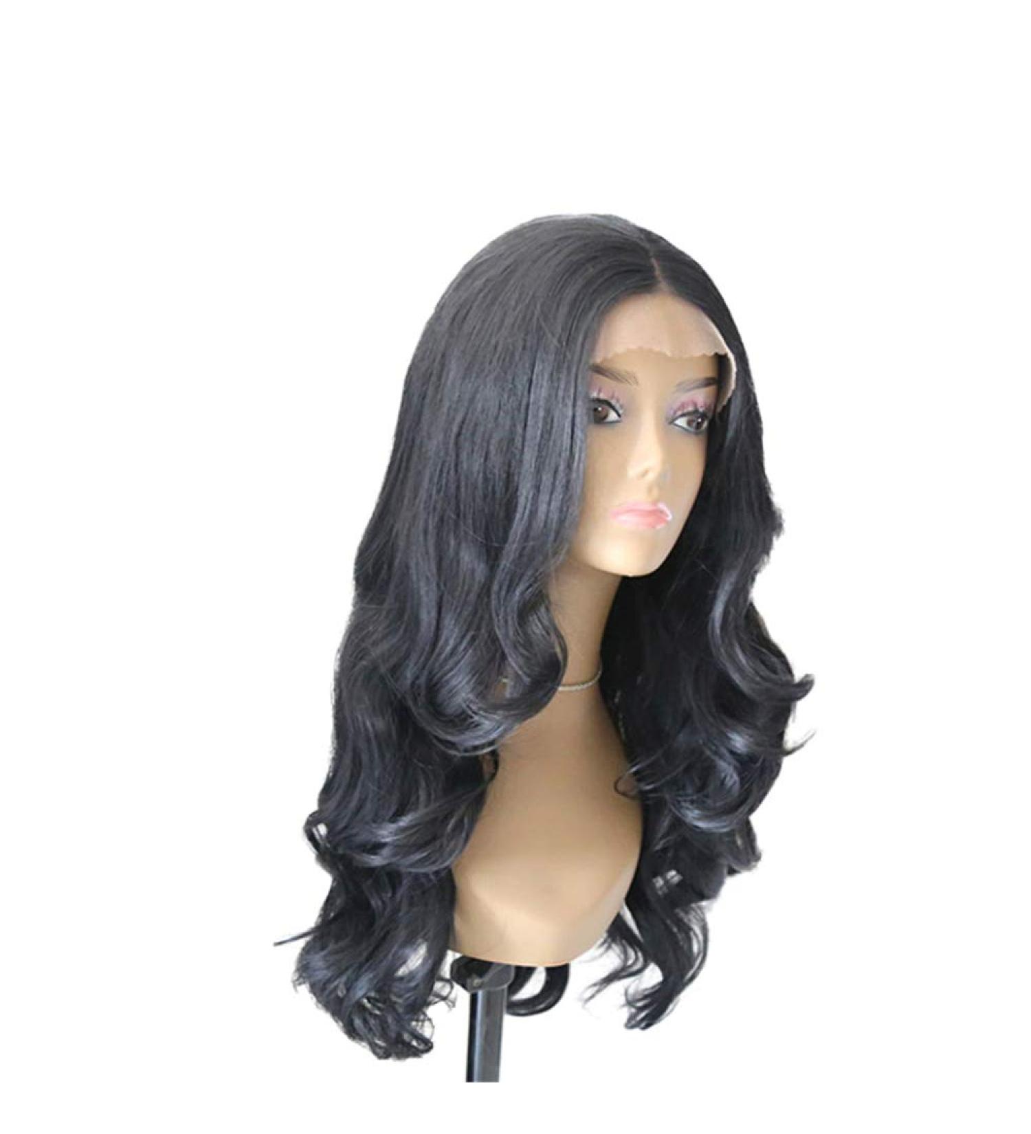 Premium Dark Rooted Ombre Wigs - Long Curly Silver & Platinum Blonde Heat-Resistant Synthetic Hair for Cosplay & Parties - International Shipping Available - Buy Online on GoSupps.com