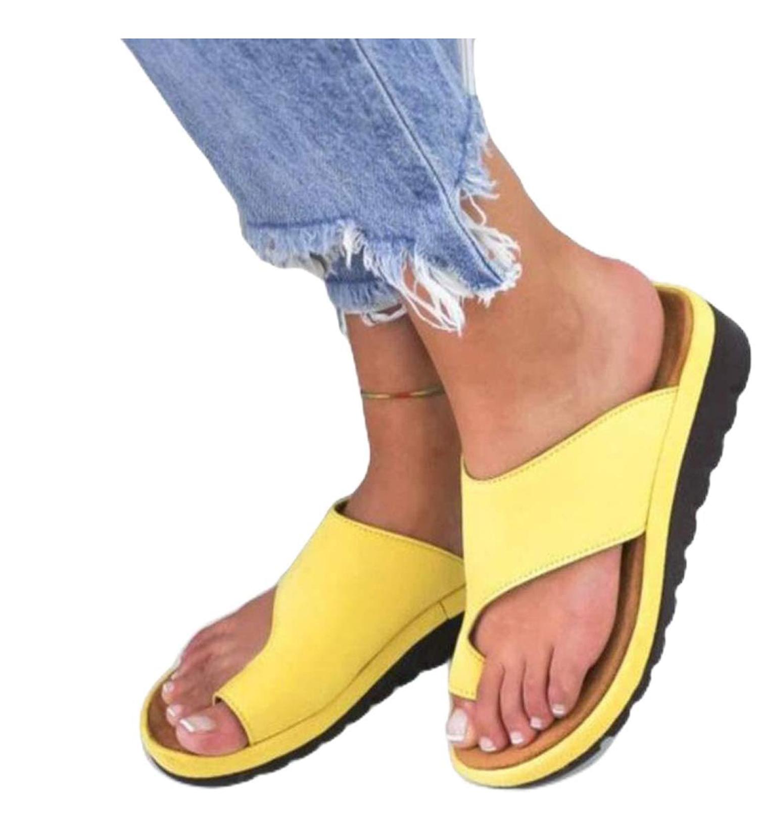 Creev Orthopedic Women's Open Toe Leather Sandals for Summer | Comfortable Hiking Walking & Beach Footwear (Sizes 5.35 - 5.40 EU) - Buy Online on GoSupps.com
