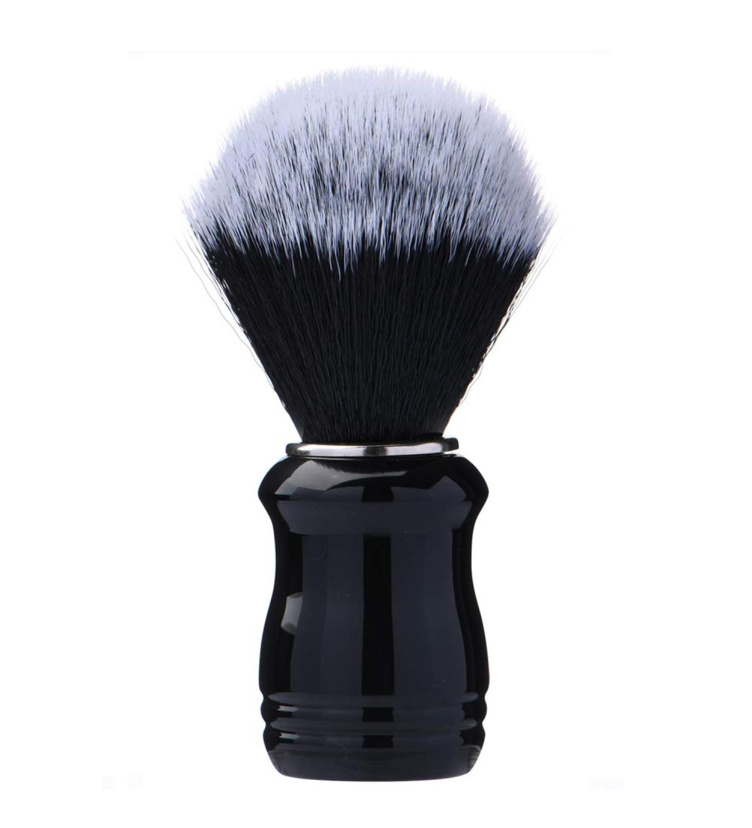Je&Co 21mm Synthetic Shaving Brush with Resin Handle - Dense Knot - Black - Buy Online on GoSupps.com