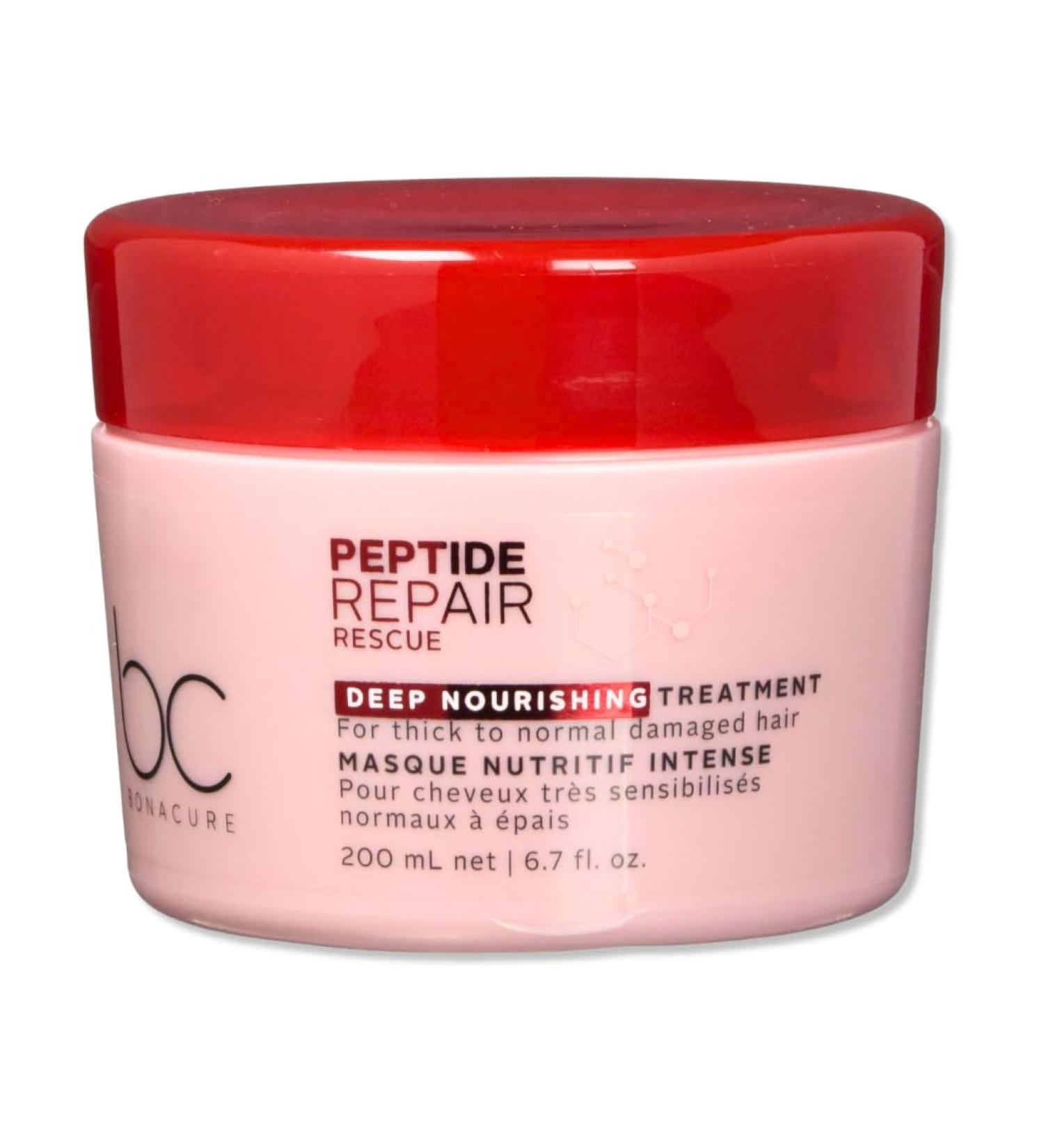 Bonacure Peptide Repair Rescue Deep Nourishing Treatment - 6.7 oz | Best International Shipping Hair Repair Solutions - Buy Online on GoSupps.com