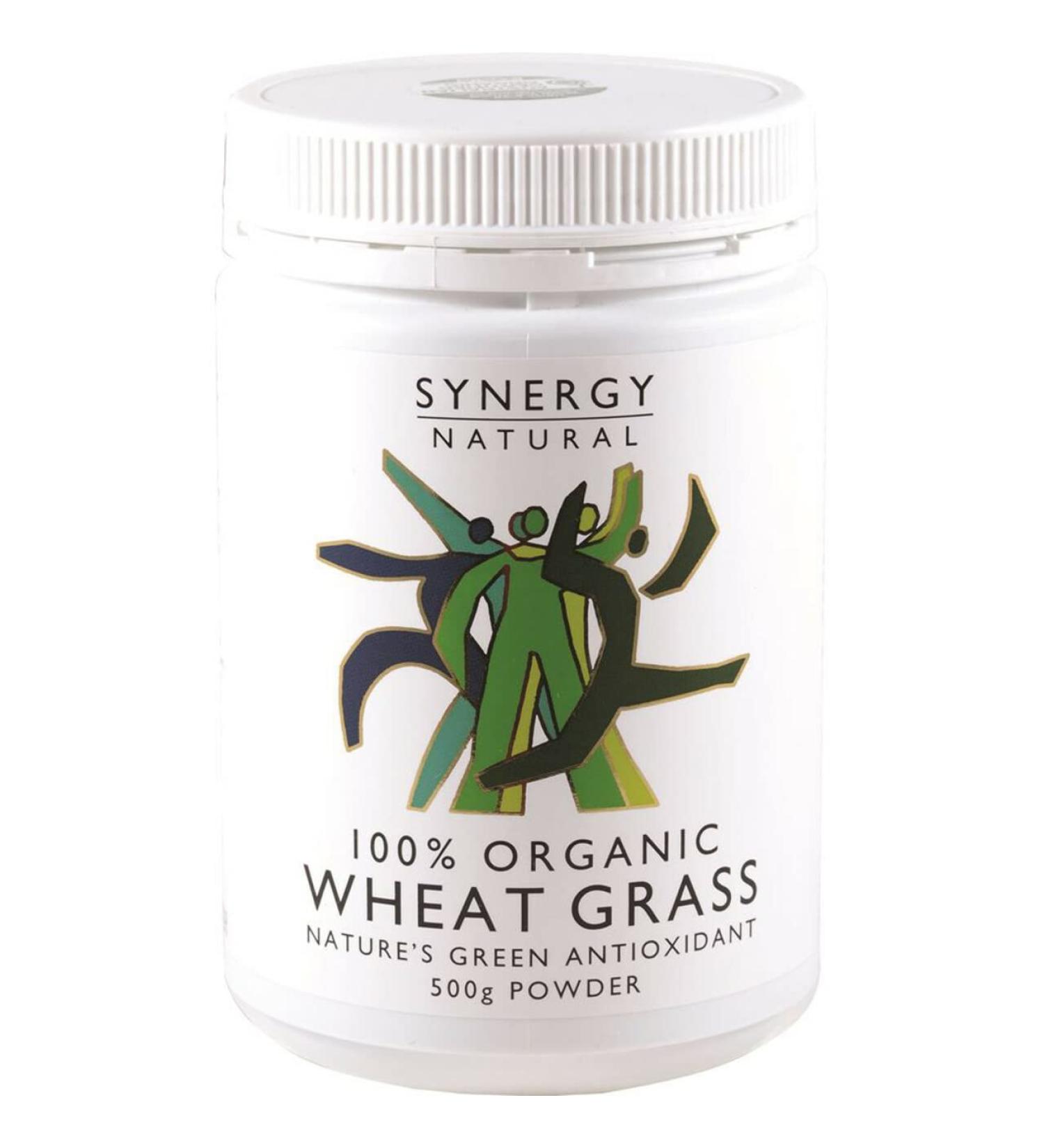 Synergy Natural Organic Wheat Grass Powder 500g - Pure and Potent Superfood - Buy Online on GoSupps.com