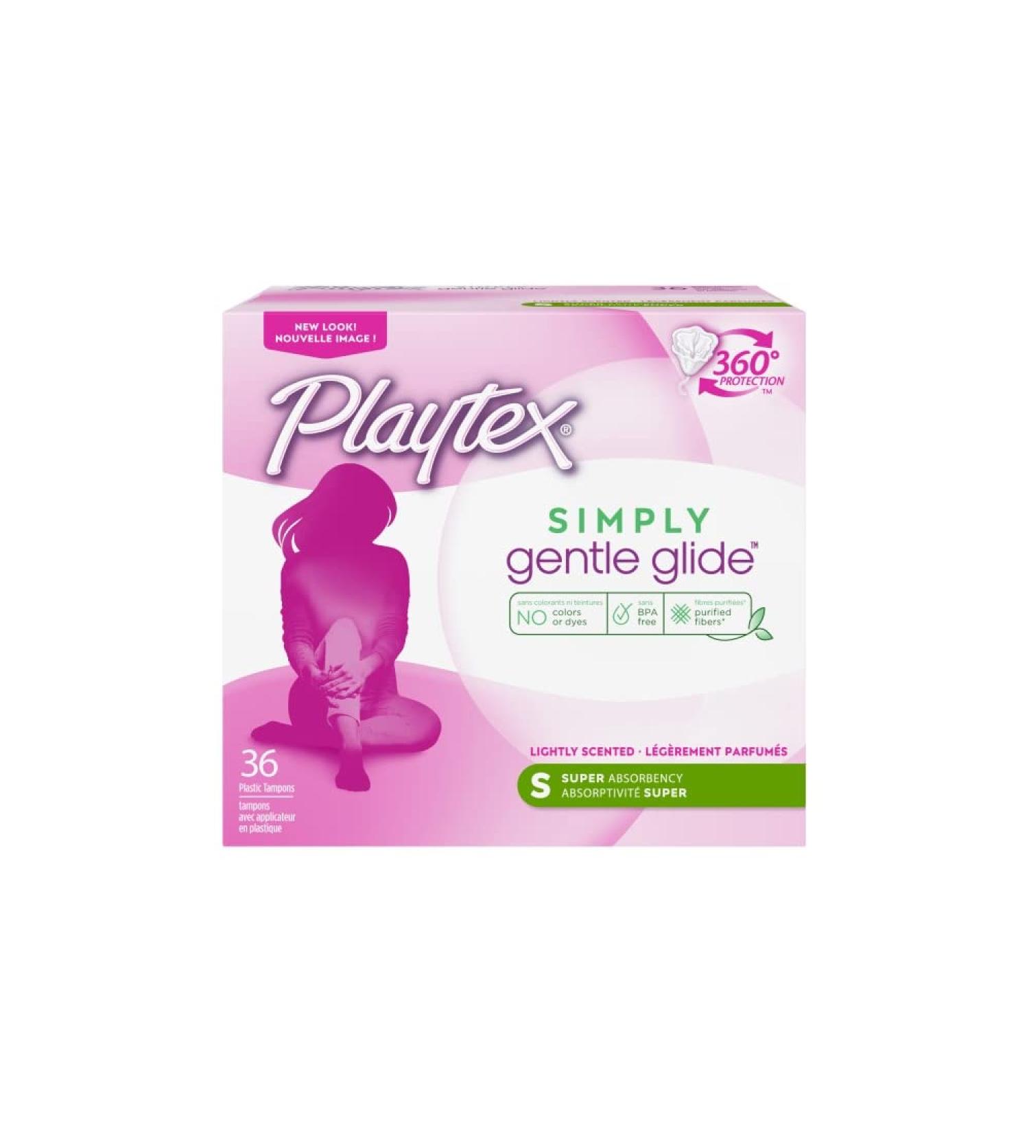 Playtex Gentle Glide Tampons Unscented Regular 36 ea