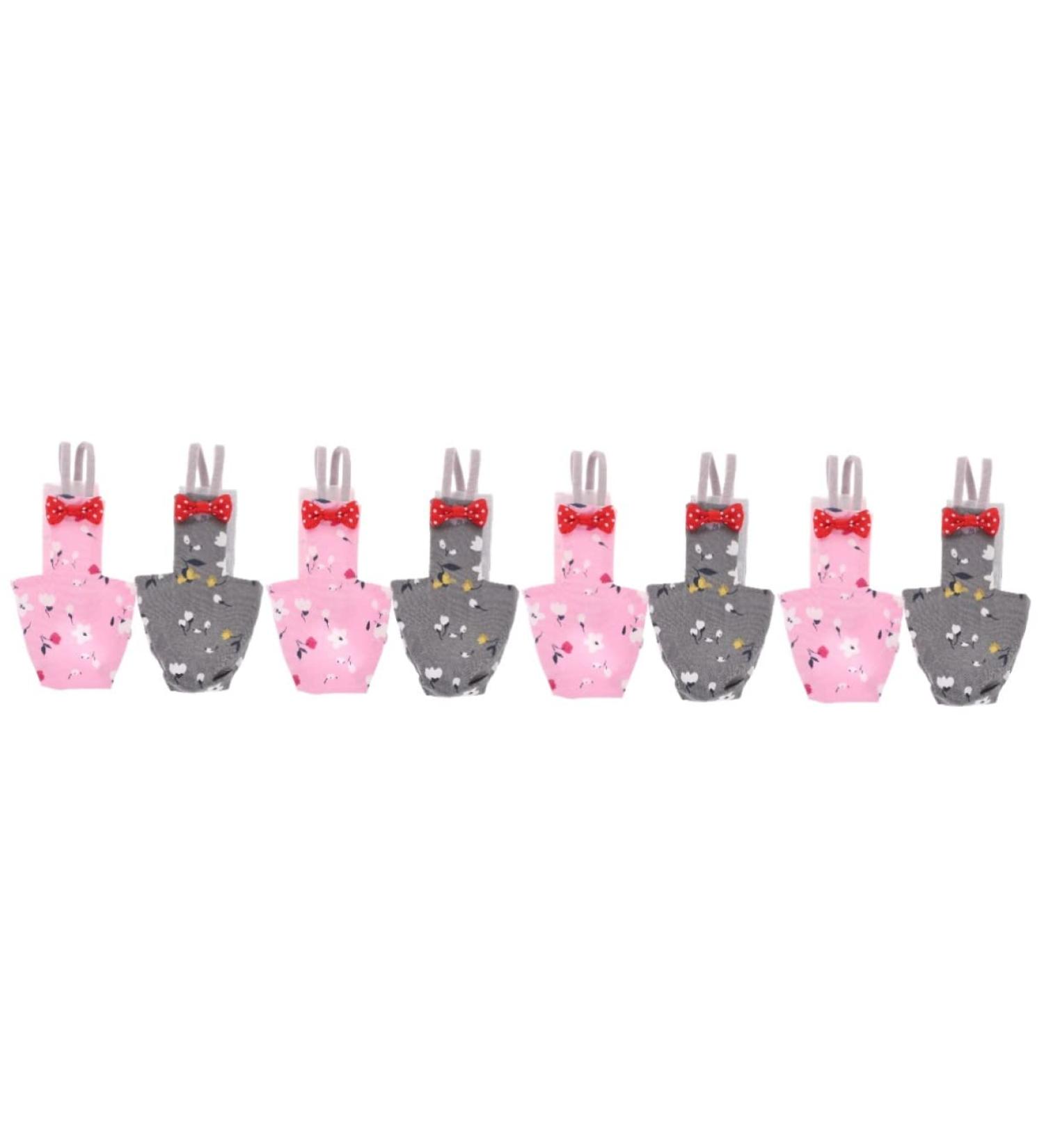 MipCase 8-Piece Washable Bird Diaper Set for Budgies | Breathable Adjustable Pet Costumes | Soft Urine Pants & Decor - Buy Online on GoSupps.com