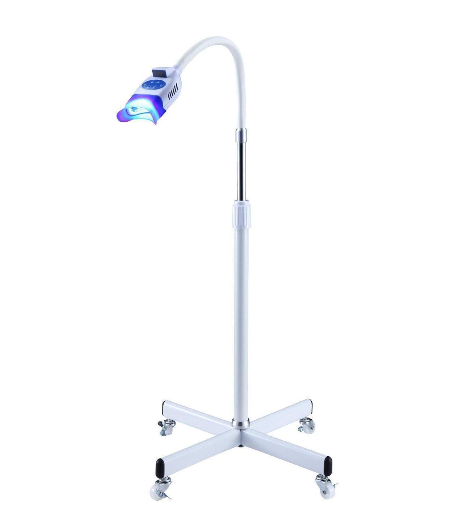 BoneW 36W Floor Stand Teeth Whitening Beauty Lamp with 10 LED Blue Light for Cold Machine Beauty Treatment - Buy Online on GoSupps.com