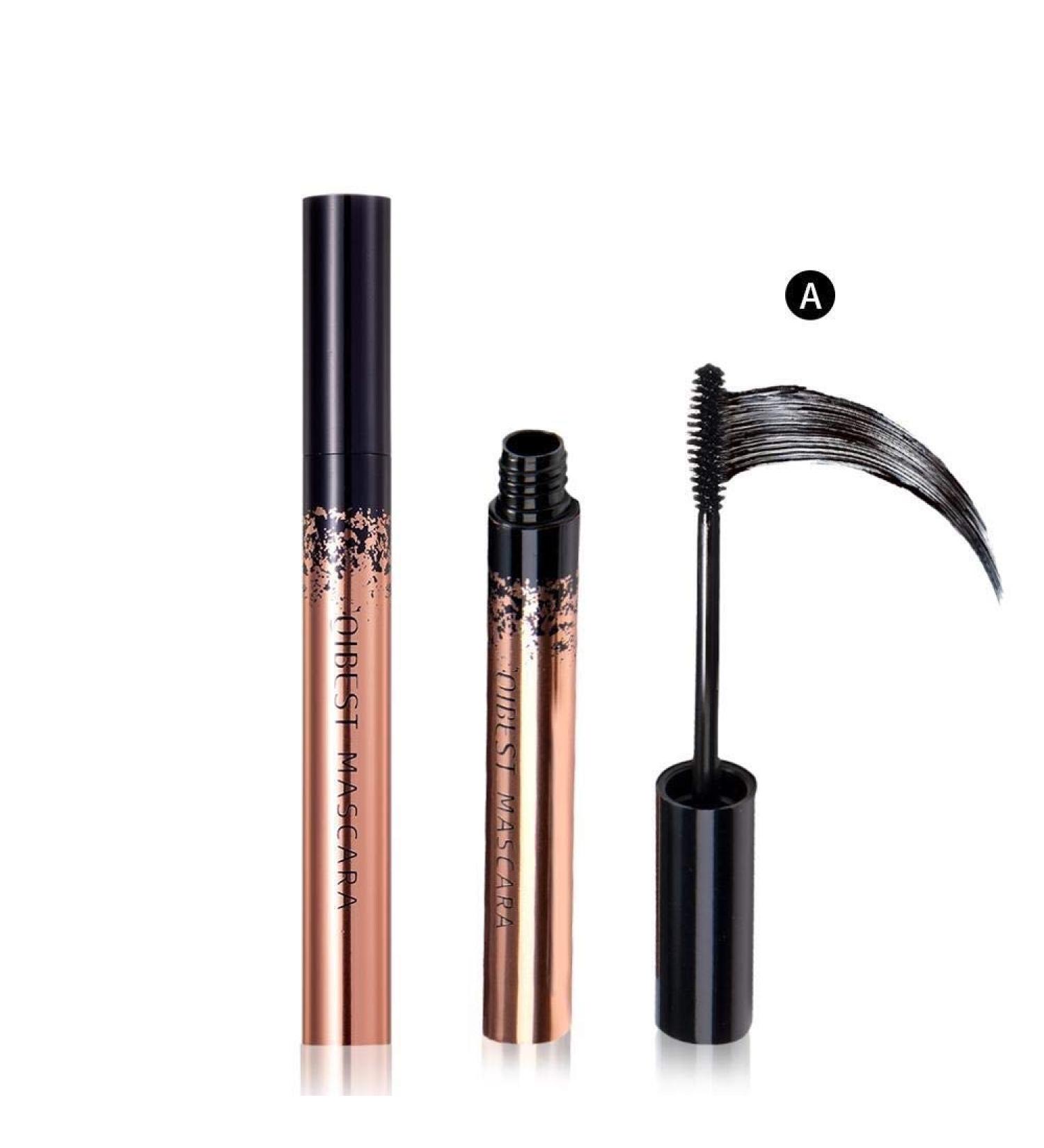 Mascara Noir Mascara Cils 4D Silky Cils Allongement Cils Maquillage Volume Mascara Waterproof Cosm tiques Yeux (Couleur : QE08 A)